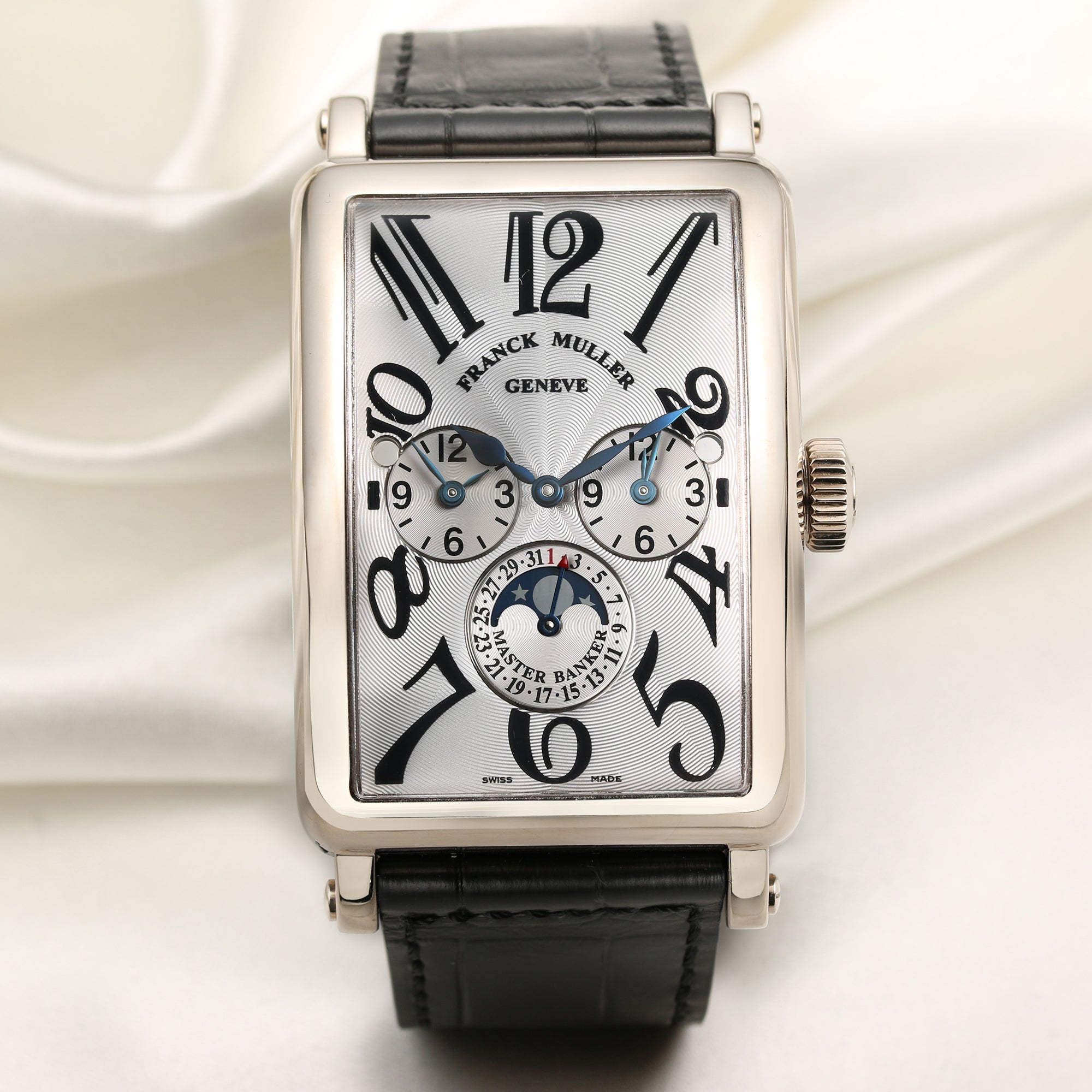 Franck-Muller-18K-White-Gold-Long-Island-Second-Hand-Watch-Collectors-1-1