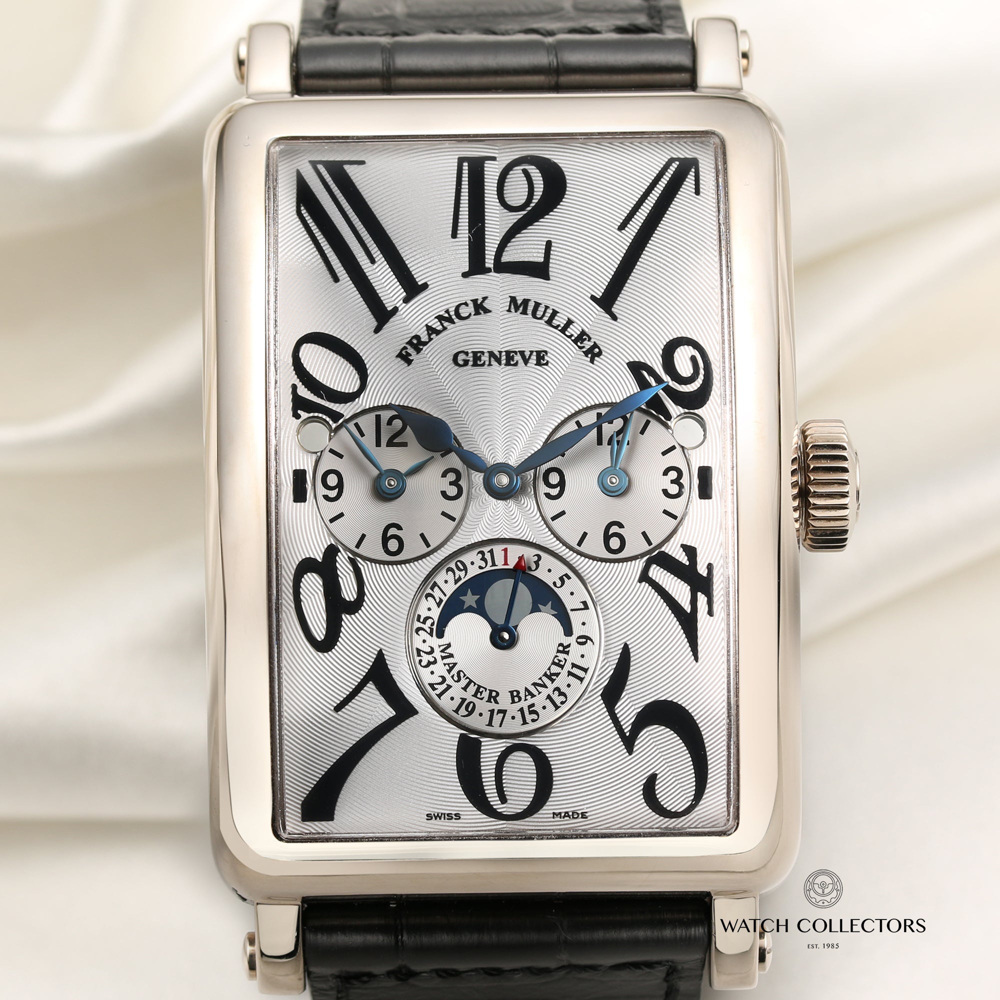 Franck Muller 18K White Gold Long Island Second Hand Watch Collectors 2