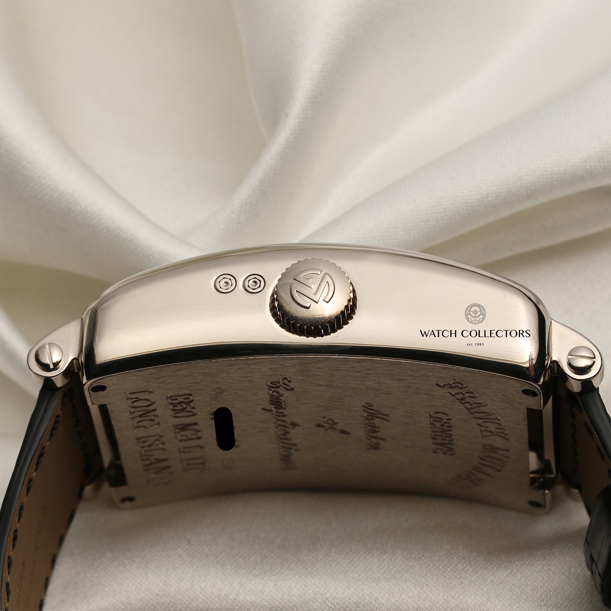 Franck Muller 18K White Gold Long Island Second Hand Watch Collectors 5
