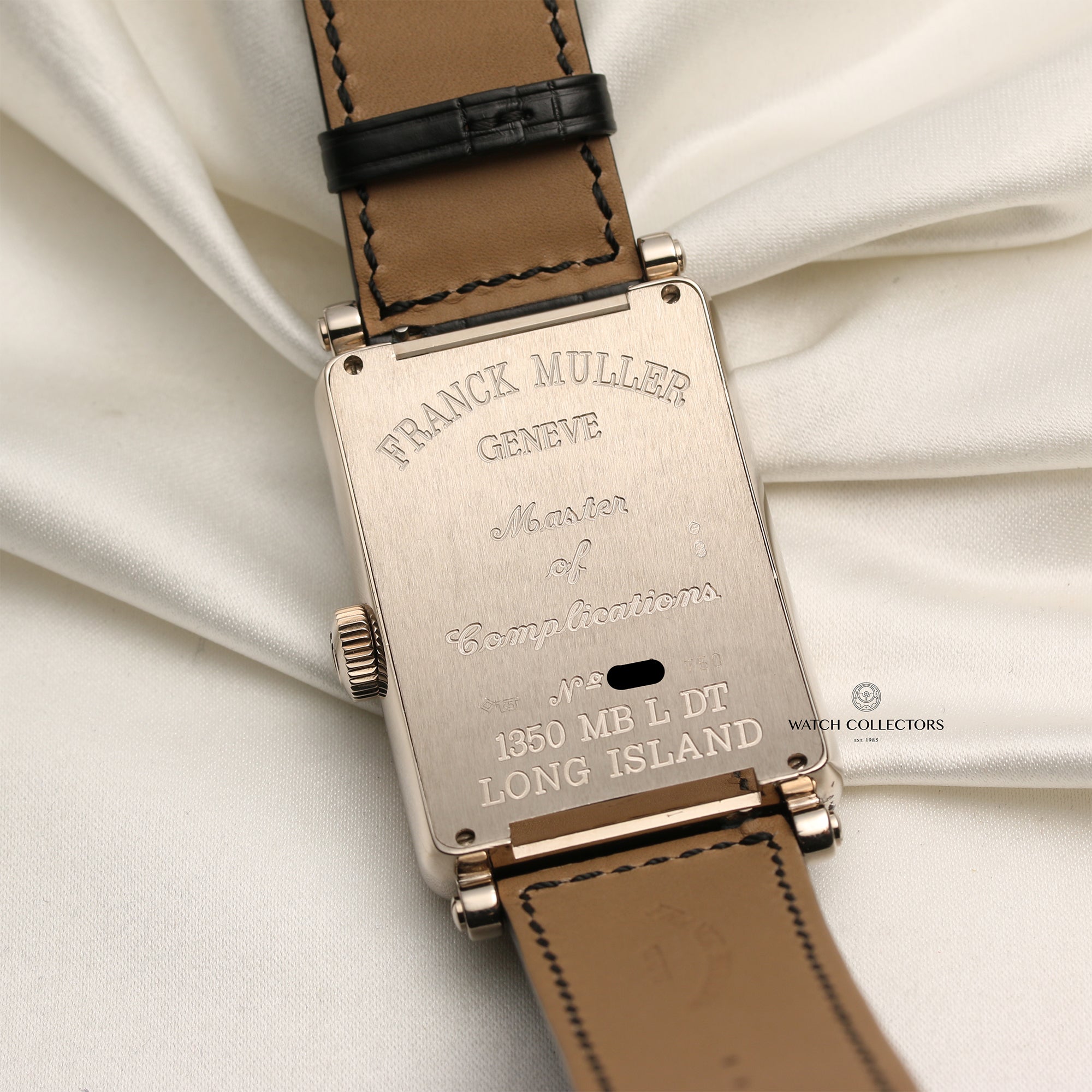 Franck Muller 18K White Gold Long Island Second Hand Watch Collectors 9