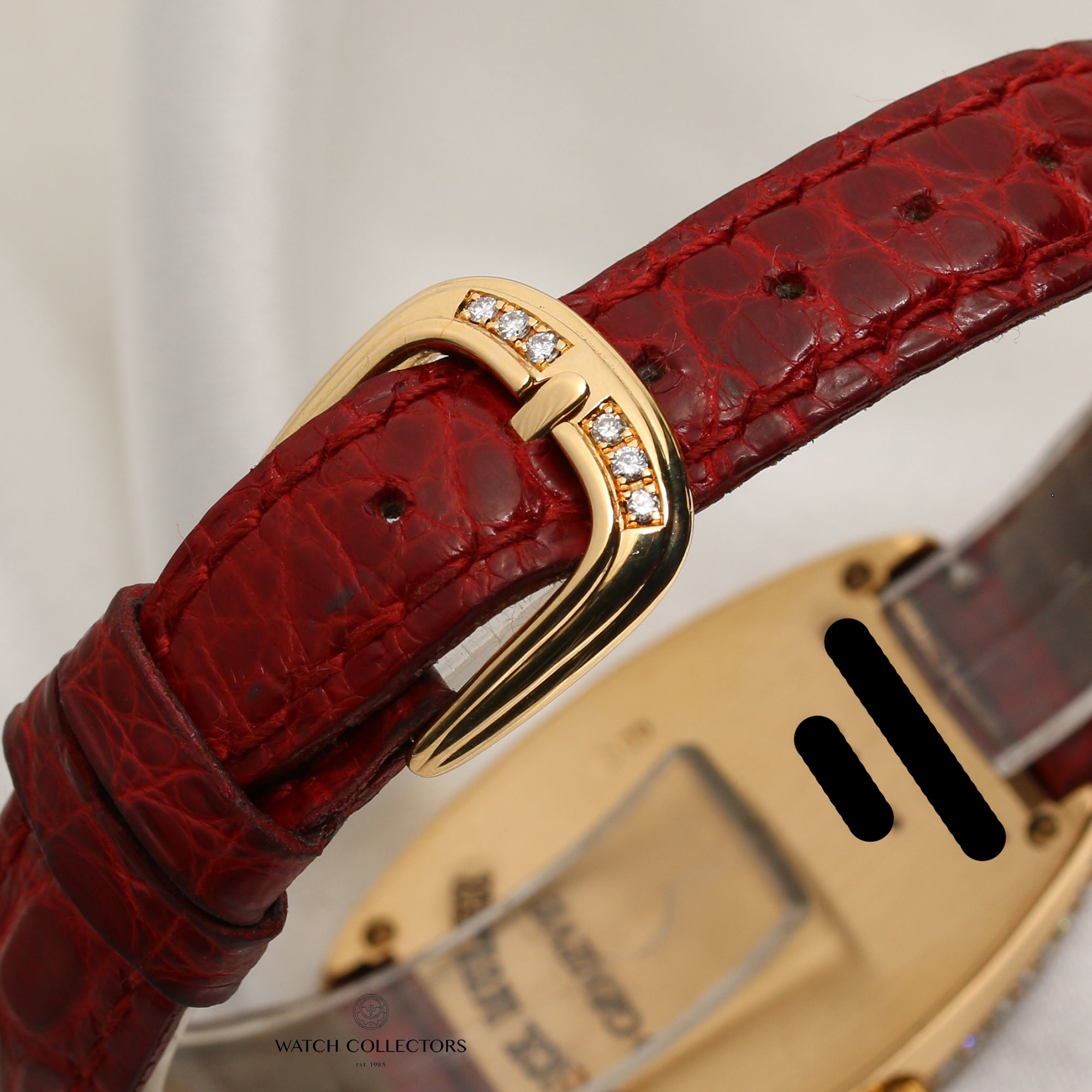 Franck Muller 18K Yellow Gold Diamond Bezel Second Hand Watch Collectors 7