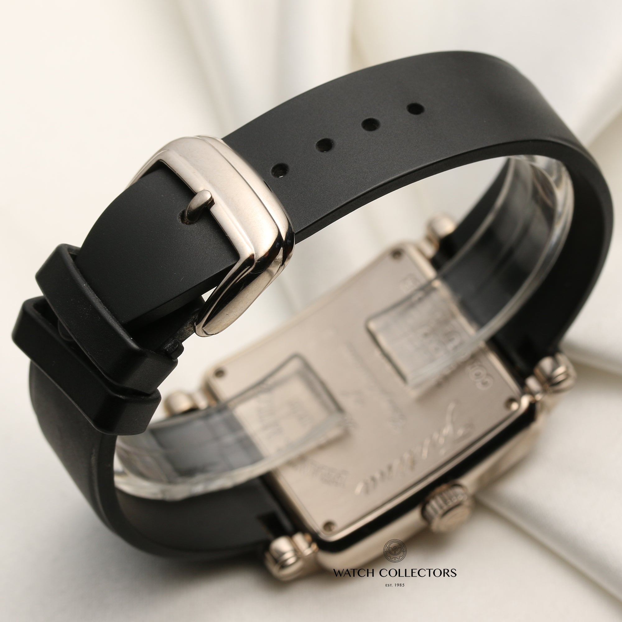 Franck Muller Conquistador 18K White Gold Second Hand Watch Collectors 5