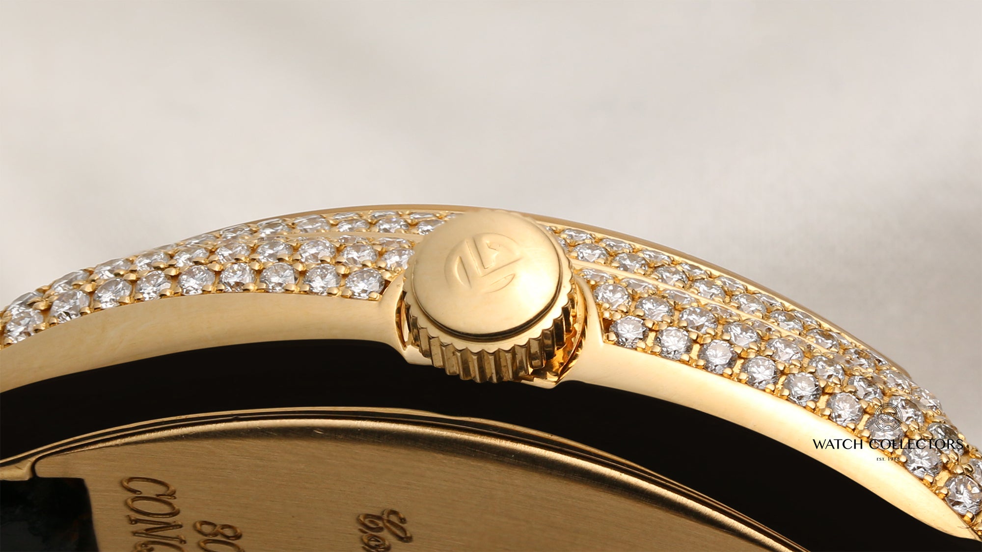 Franck Muller Conquistador 8002 SC D 18K Yellow Gold Diamond Second Hand Watch Collectors 5