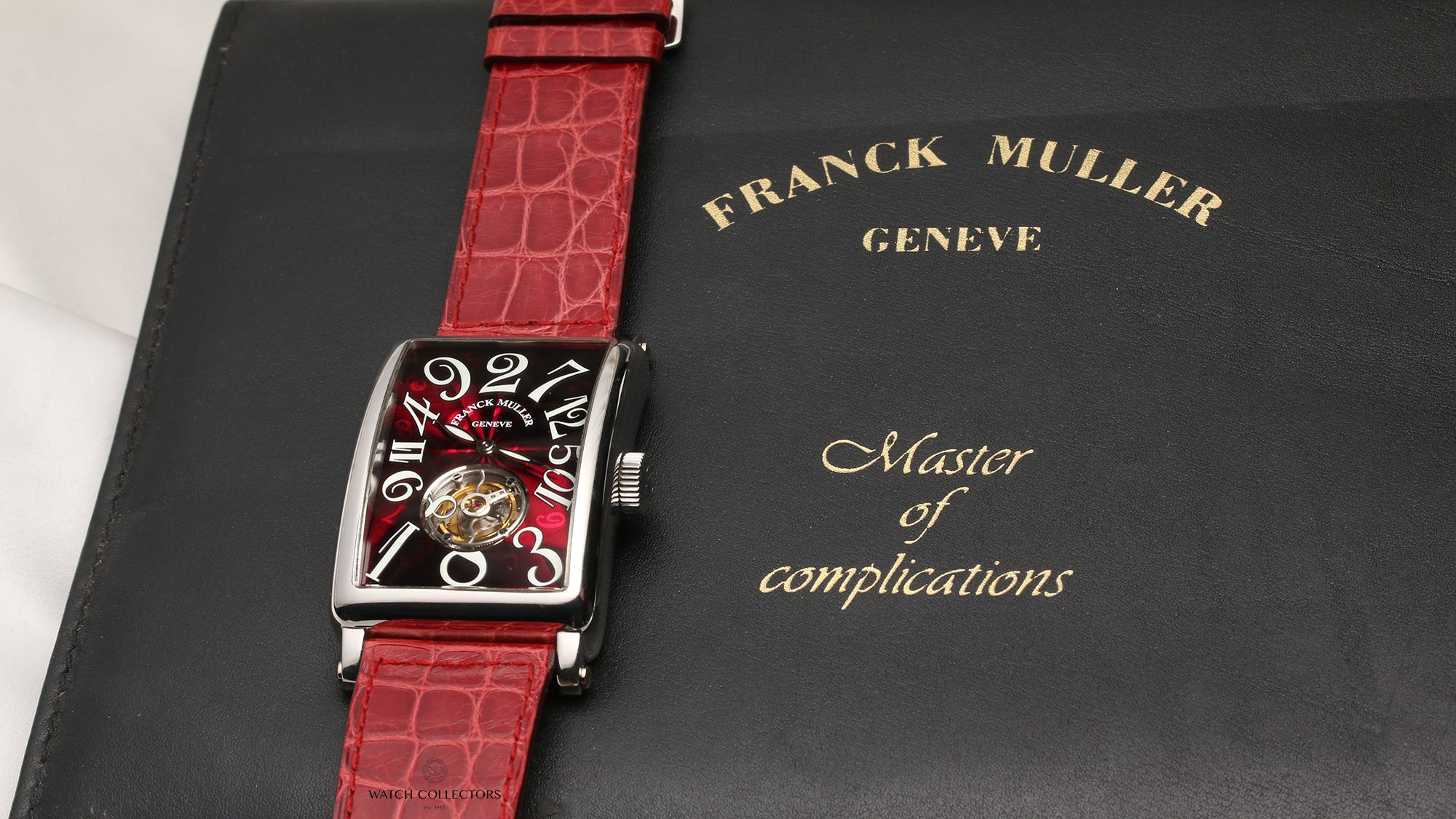 Franck Muller Crazy Hour Long Island 1300 Tourbillon Platinum Second Hand Watch Collectors 10