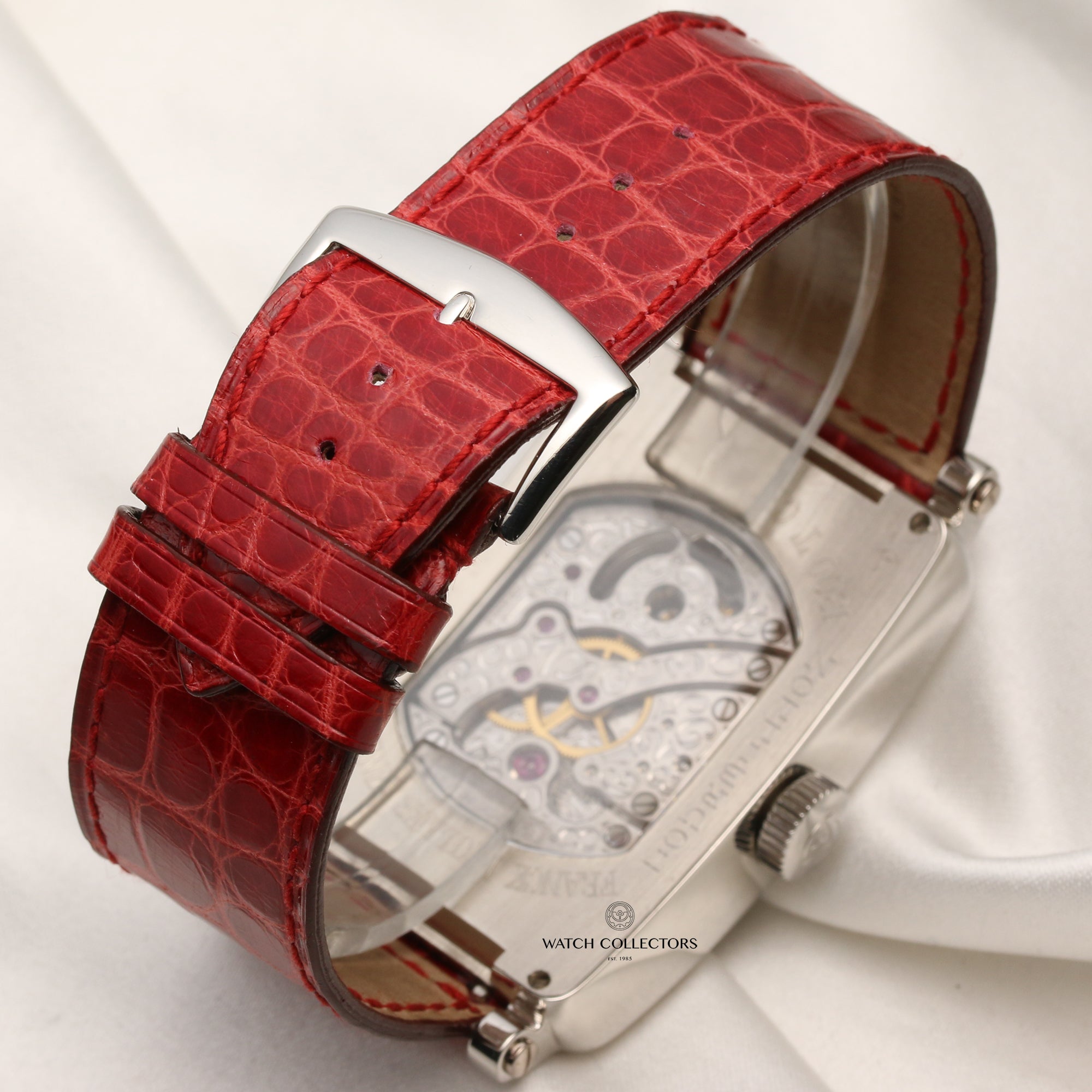 Franck Muller Crazy Hour Long Island 1300 Tourbillon Platinum Second Hand Watch Collectors 7