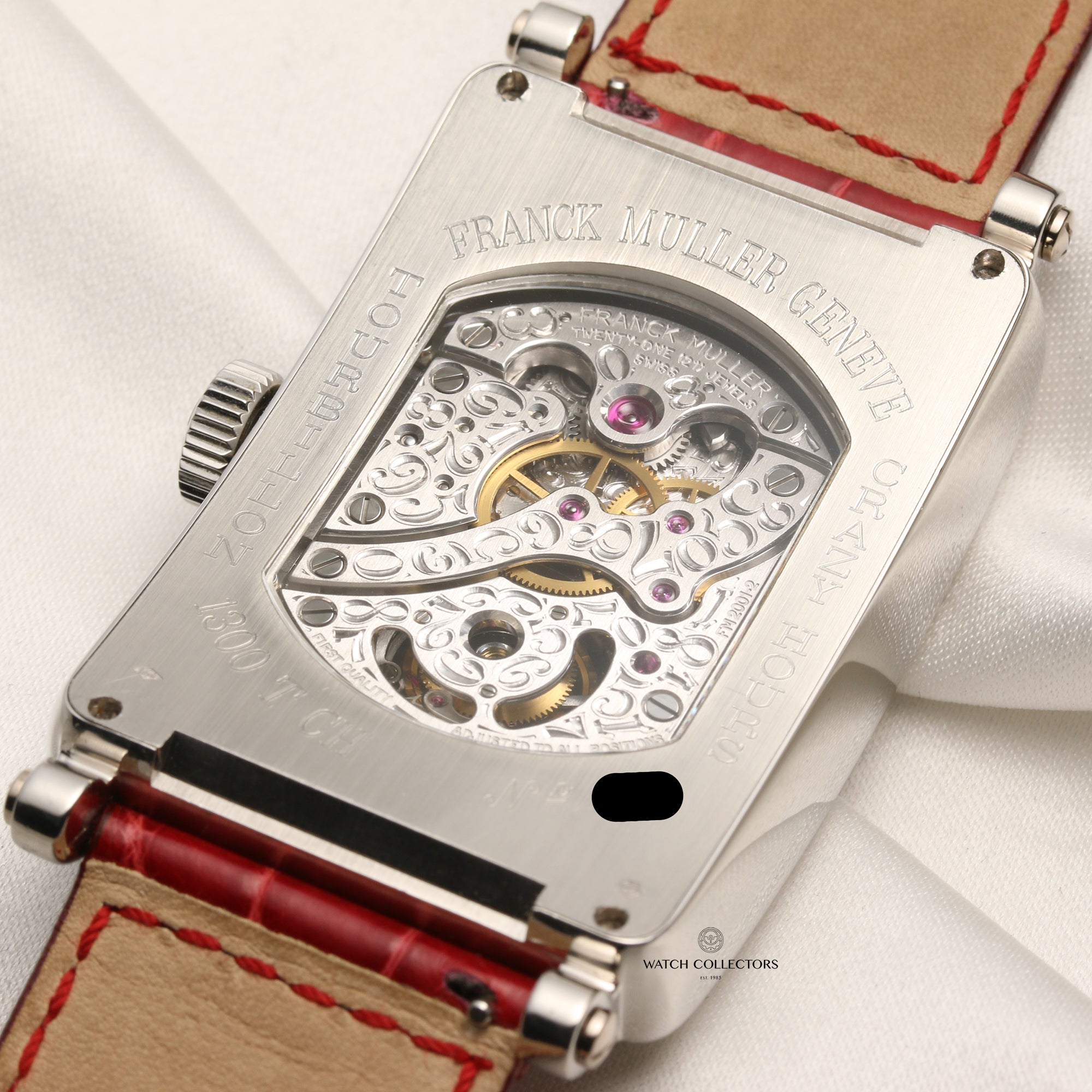 Franck Muller Crazy Hour Long Island 1300 Tourbillon Platinum Second Hand Watch Collectors 8