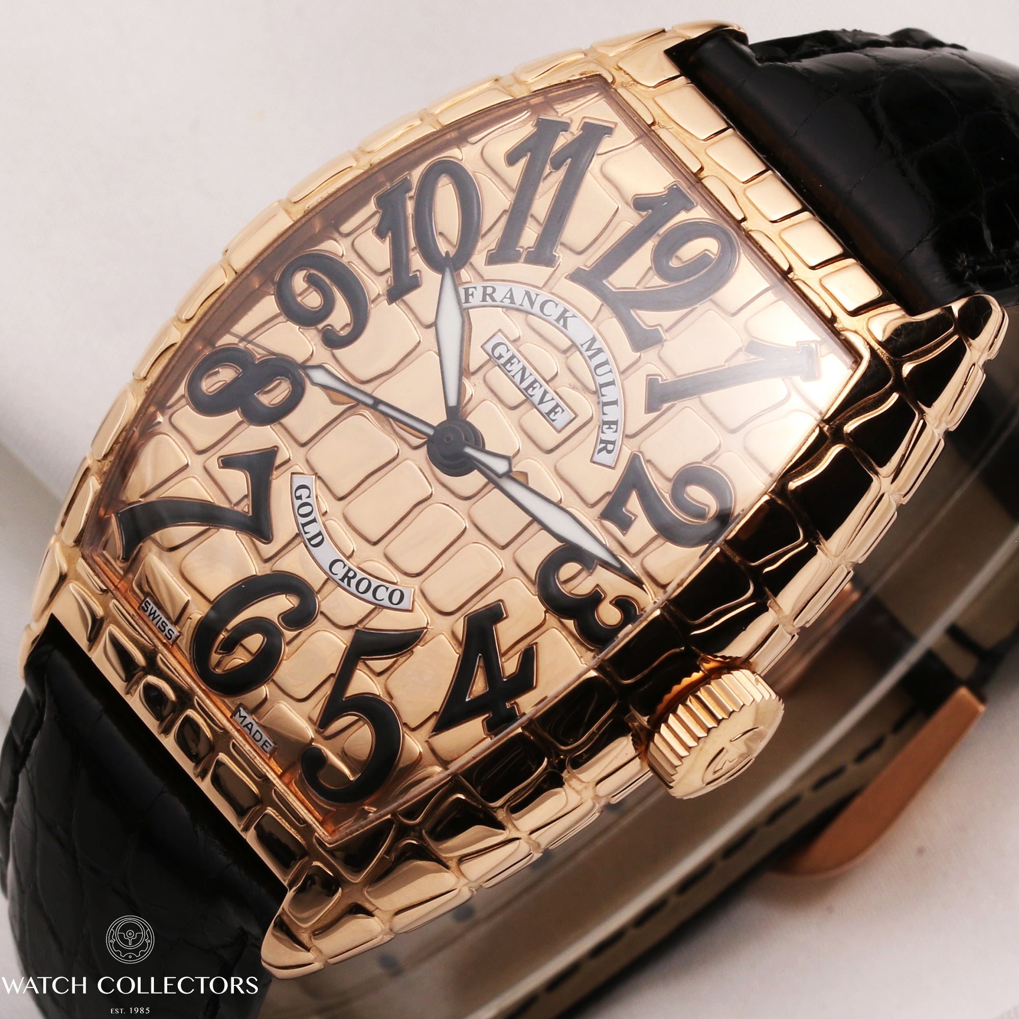 Franck-Muller-Gold-Croco-18K-Rose-Gold-Second-Hand-Watch-Collectors-4