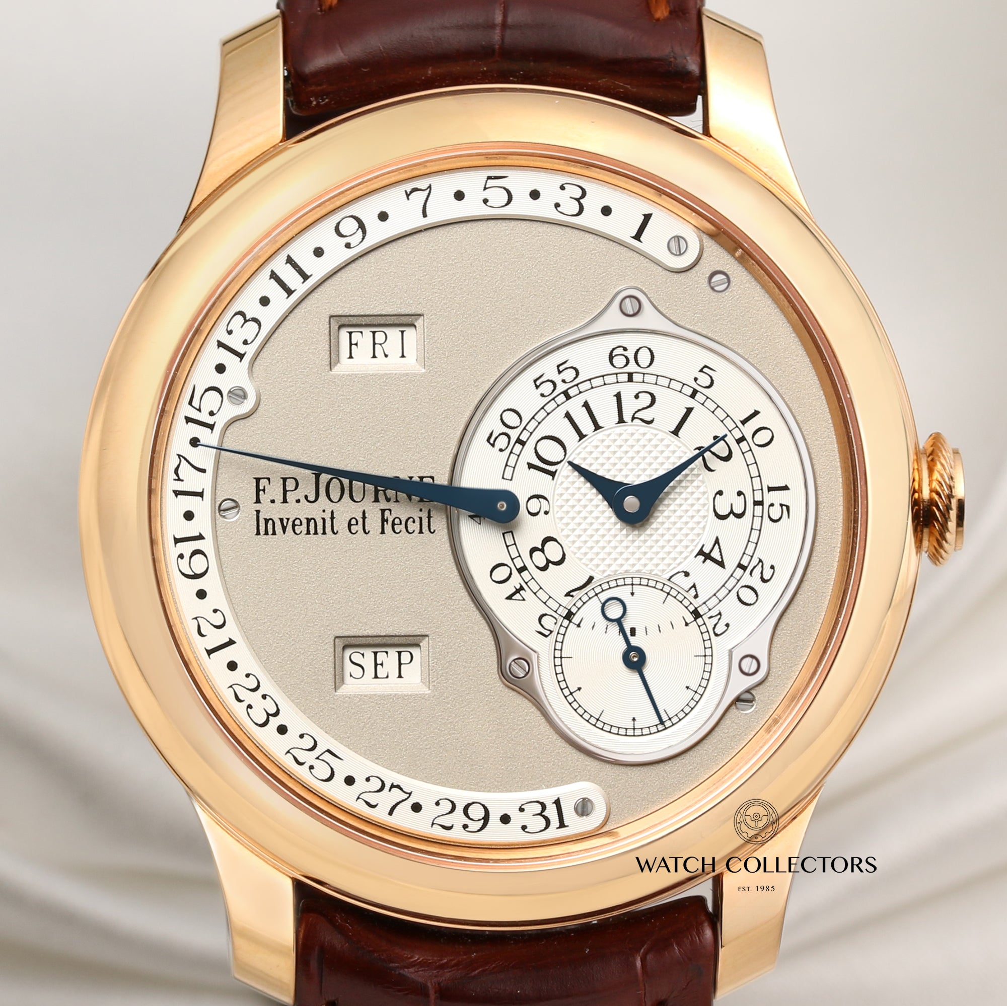 Full Set F.P.Journe Octa Calendier 18K Rose Gold Second Hand Watch Collectors 2