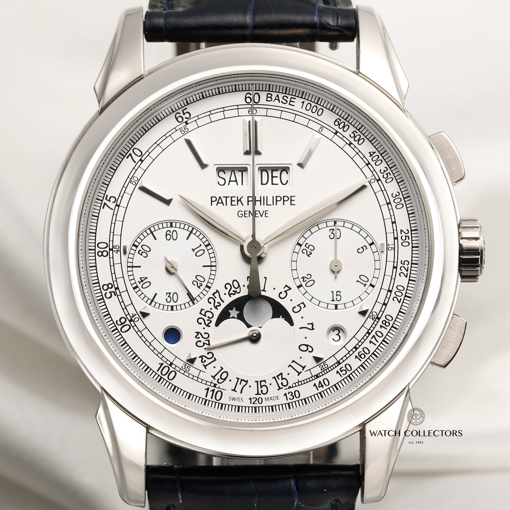 Full Set Patek Philippe Grand Complications 5270G-018 18K White Gold Second Hand Watch Collectors 2