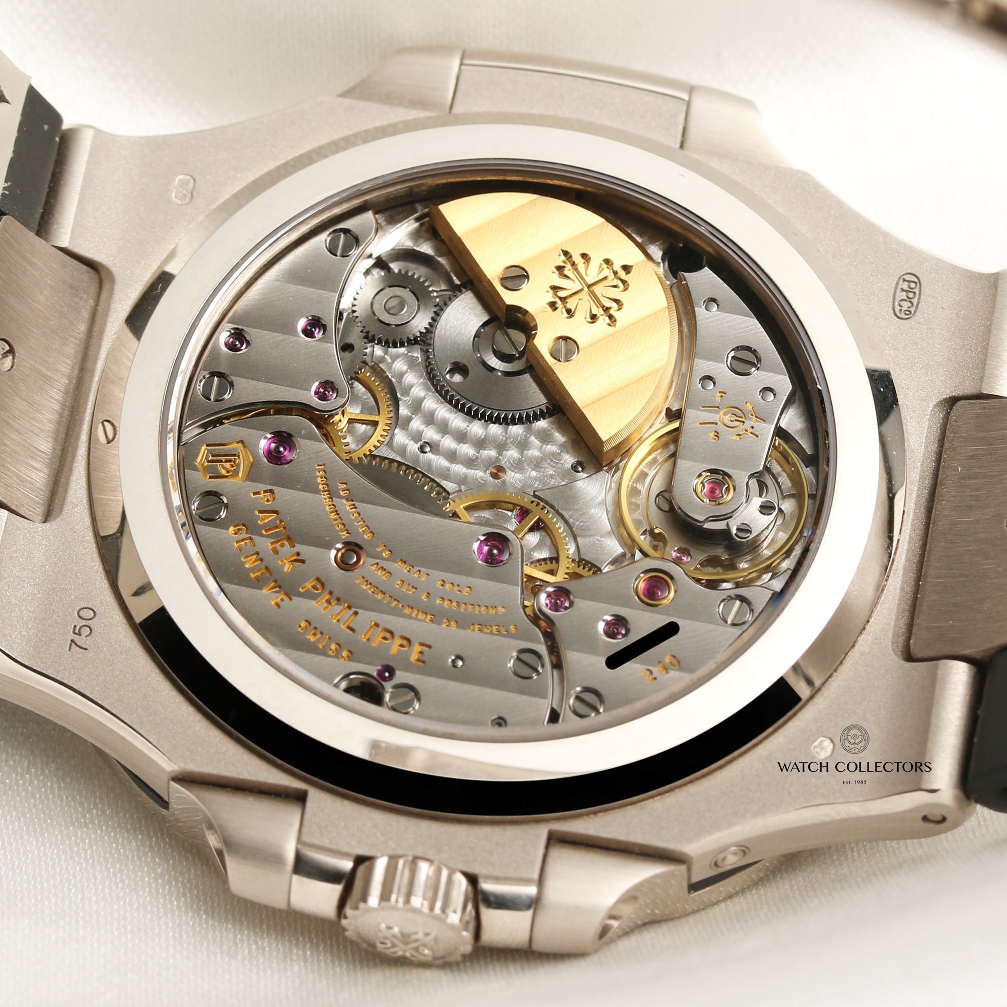 Full Set Patek Philippe Nautilus 5712G-001 18K White Gold Second Hand Watch Collectors 10