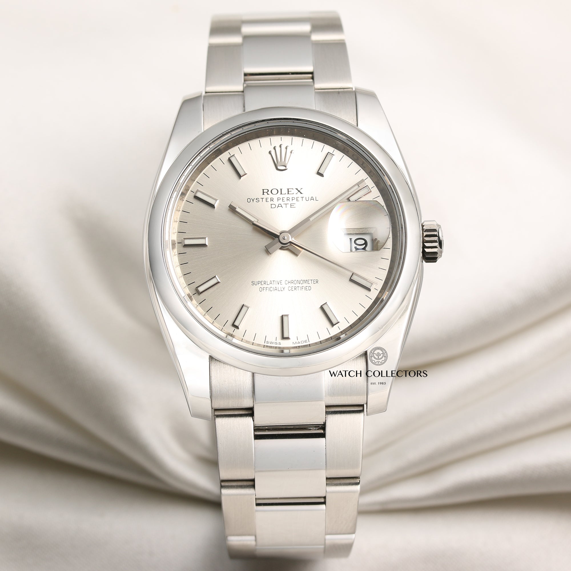 Full Set Rolex Date 115200 Stainless Steel Second Hand Watch Collectors 1