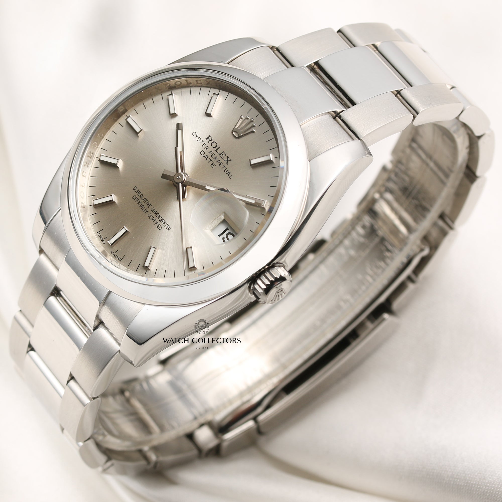 Full Set Rolex Date 115200 Stainless Steel Second Hand Watch Collectors 3