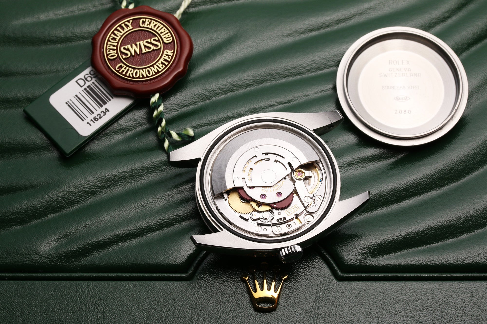 Full Set Rolex DateJust 116234 Sta0inless Steel & 18K White Gold Bezel Second Hand Watch Collectors 8