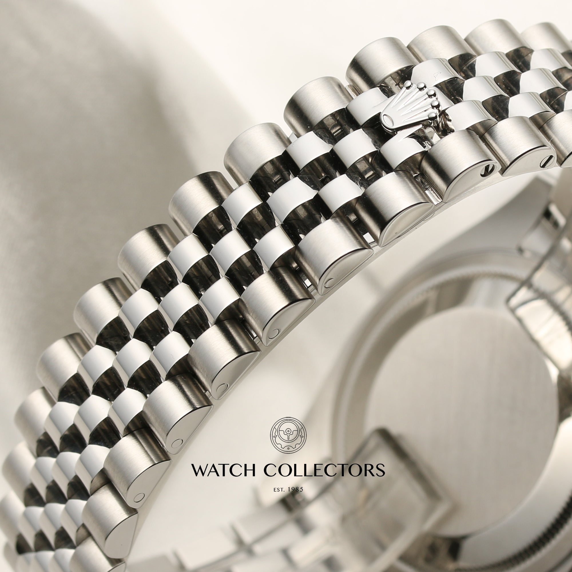 Full Set Rolex DateJust 116234 Stainless Steel 18K White Gold Bezel Second Hand Watch Collectors 9