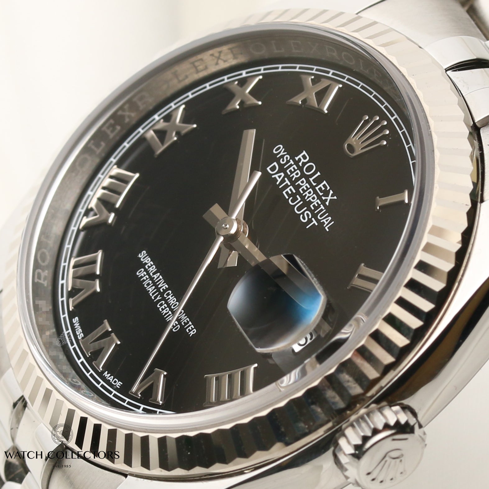 Full Set Rolex DateJust 116234 Stainless Steel Black Dial Second Hand Watch Collectors 4