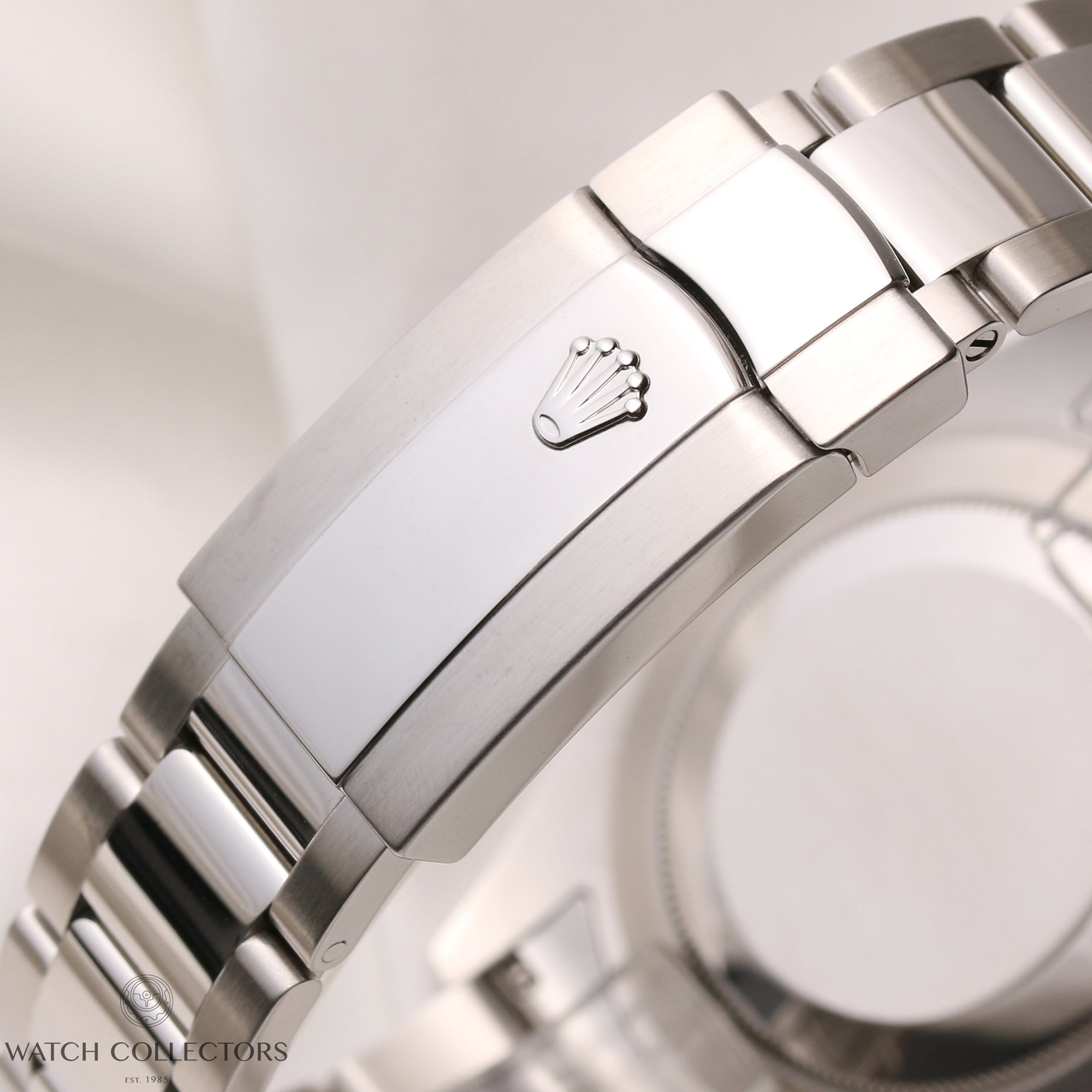 Full-Set-Rolex-DateJust-II-116334-Stainless-Steel-18K-White-Gold-Bezel-Second-Hand-Watch-Collectors-7