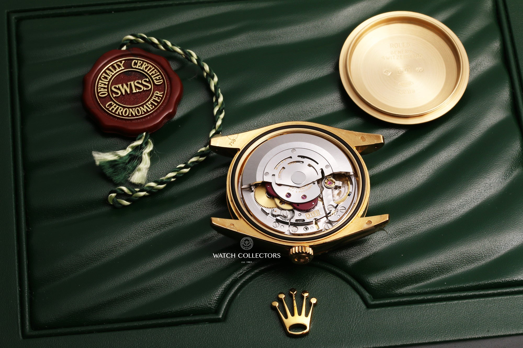 Full-Set-Rolex-Day-Date-118238-Champagne-Diamond-18K-Yellow-Gold-Second-Hand-Watch-Collectors-7-1