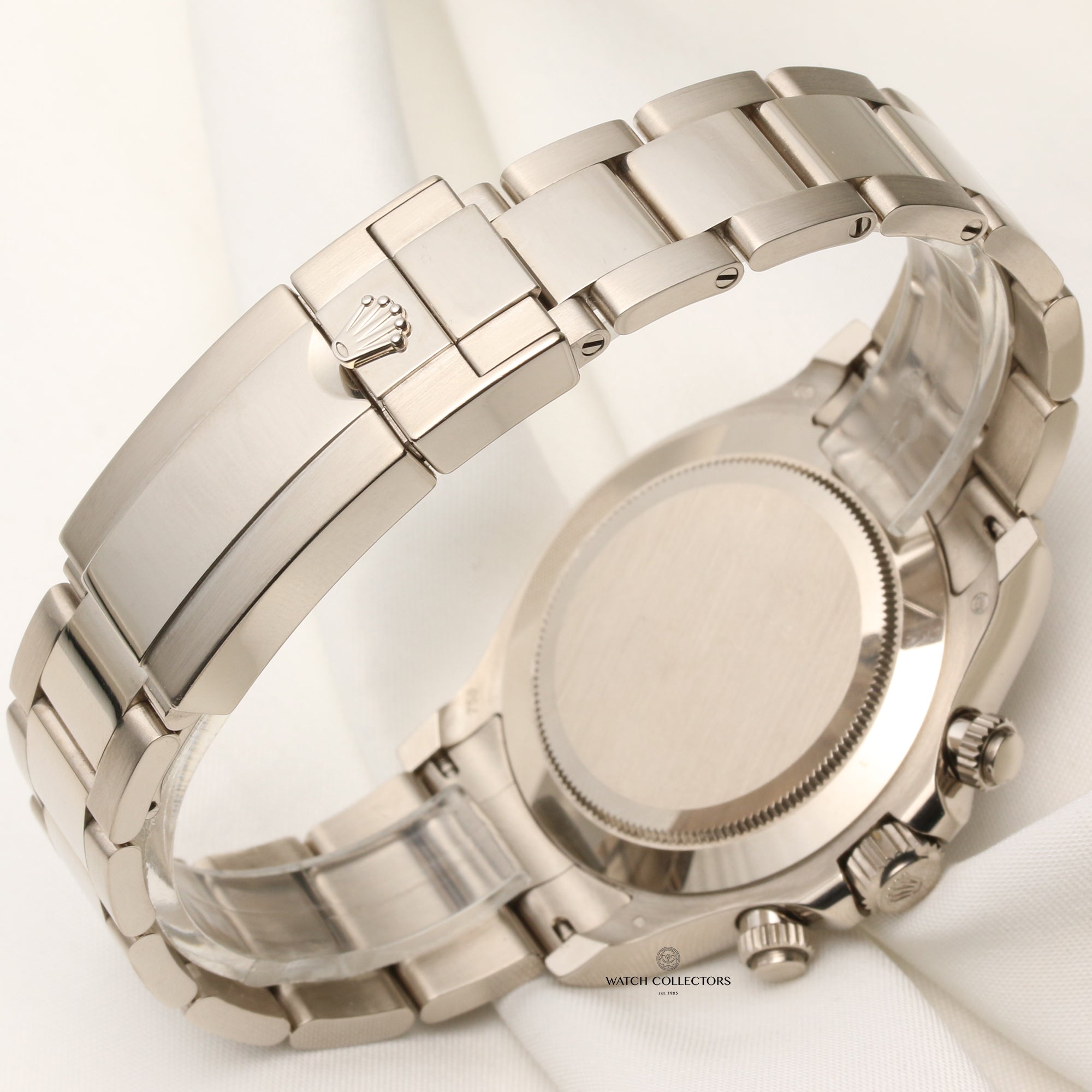 Full Set Rolex Daytona 116509 18K White Gold Blue Dial Second Hand Watch Collectors 7