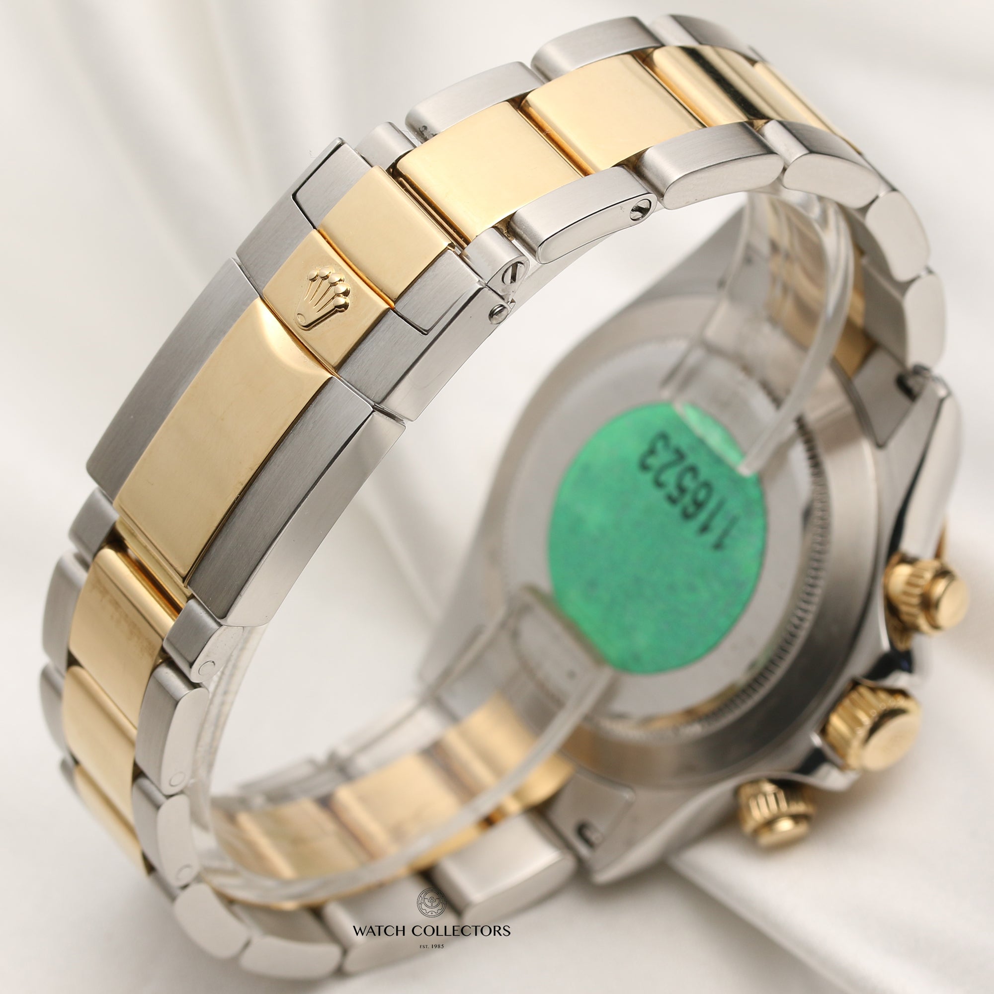 Full Set Rolex Daytona 116523 Steel & Gold Second Hand Watch Collectors 6