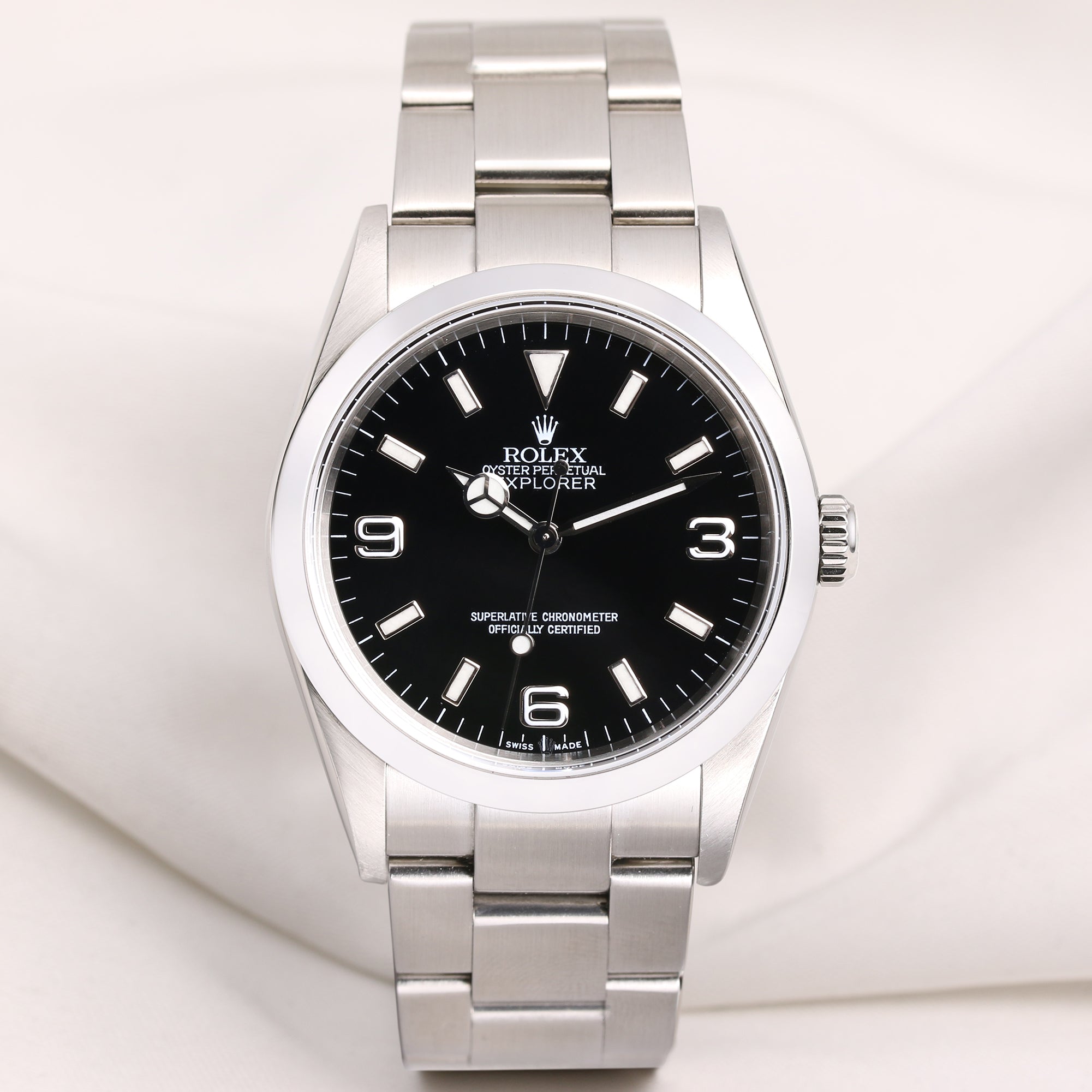 Full Set Rolex Explorer 114270 Stainless Steel Second Hand Watch Collectors 1