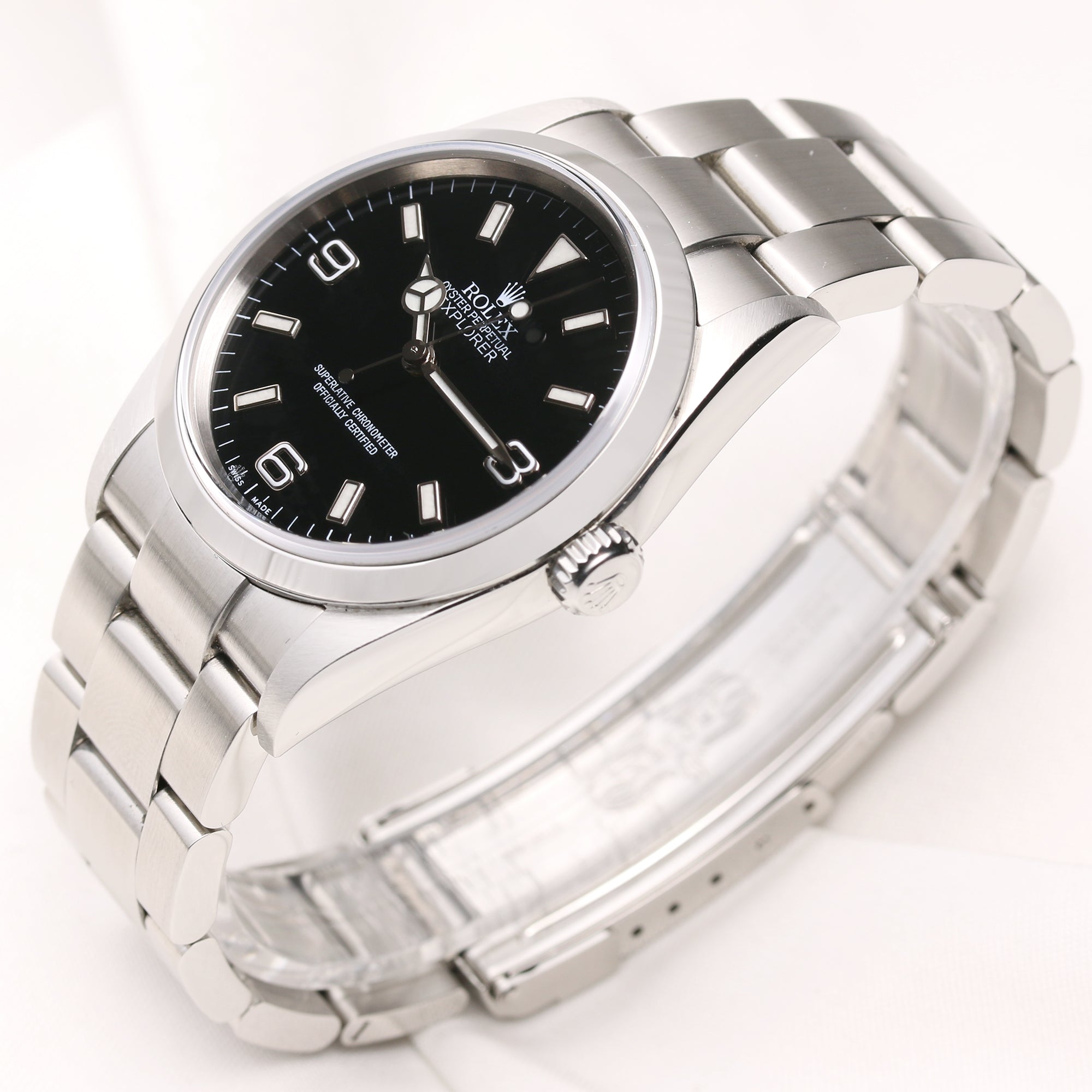 Full Set Rolex Explorer 114270 Stainless Steel Second Hand Watch Collectors 3