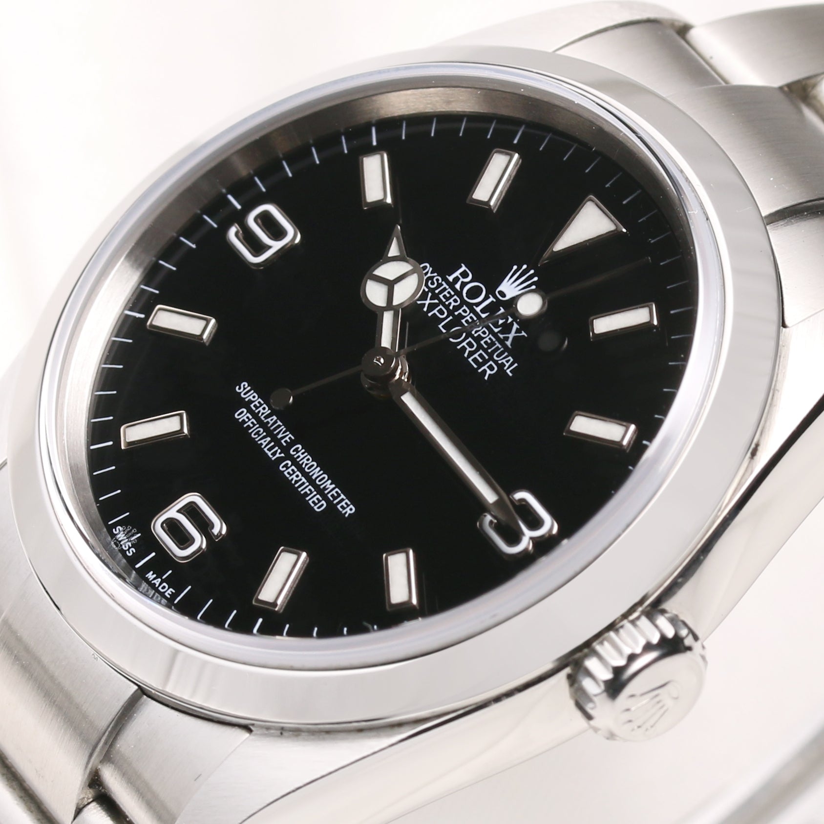 Full Set Rolex Explorer 114270 Stainless Steel Second Hand Watch Collectors 4