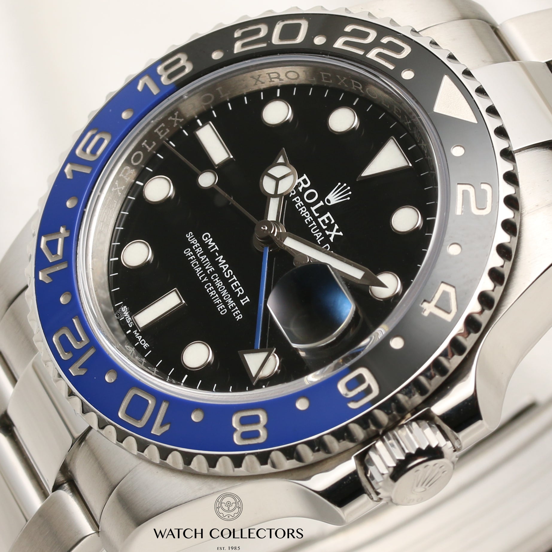 Full Set Rolex GMT-Master II 116710BLNR Batman Stainless Steel 299 Second Hand Watch Collectors 4