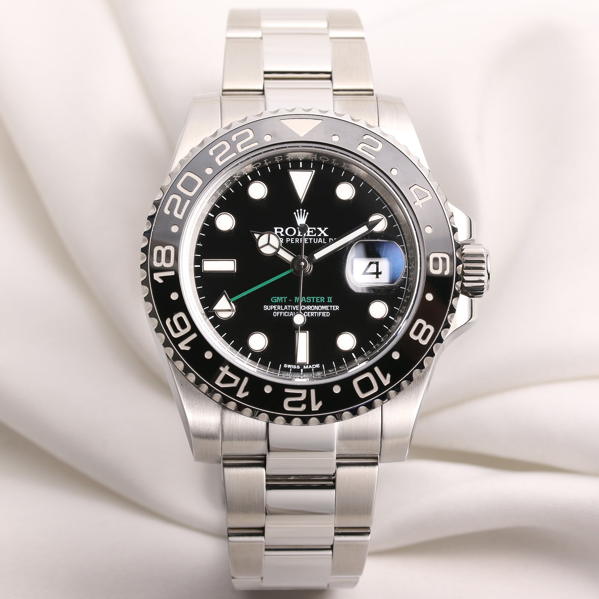 Gmt master 2 online green hand