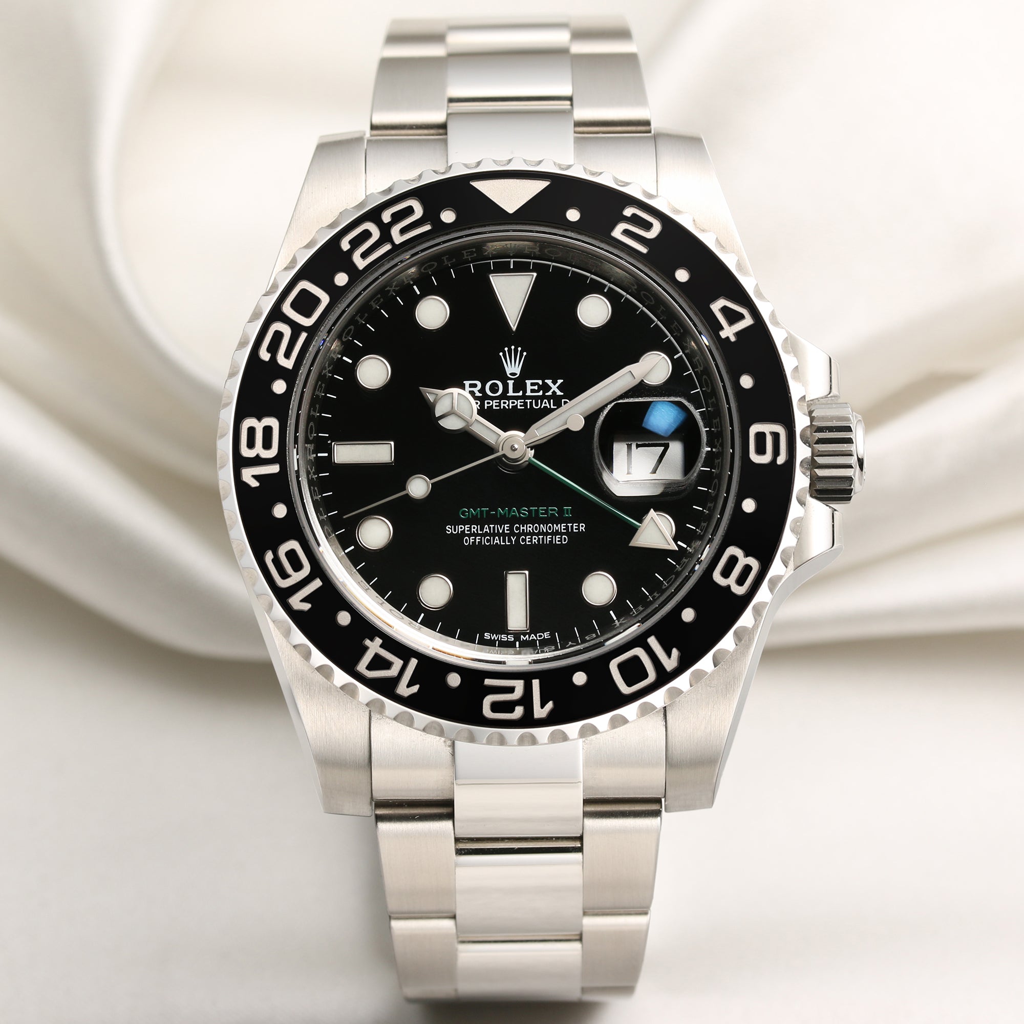 Full-Set-Rolex-GMT-Master-II-116710LN-Stainless-Steel-Second-Hand-Watch-Collectors-1