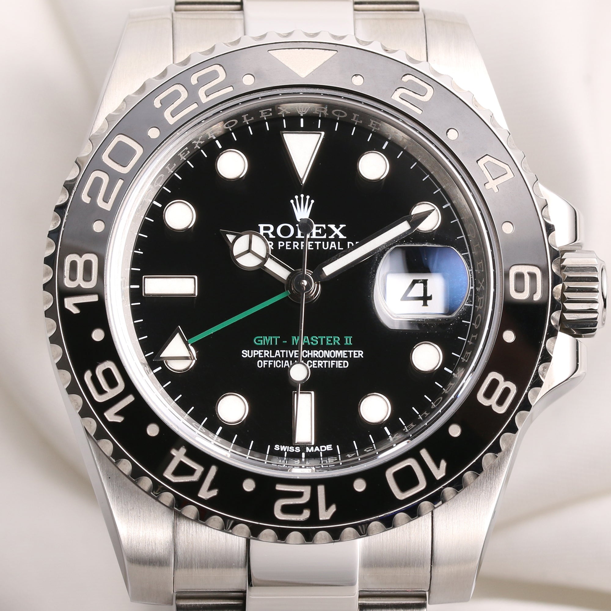 Full Set Rolex GMT-Master II 116710LN Stainless Steel Second Hand Watch Collectors 2