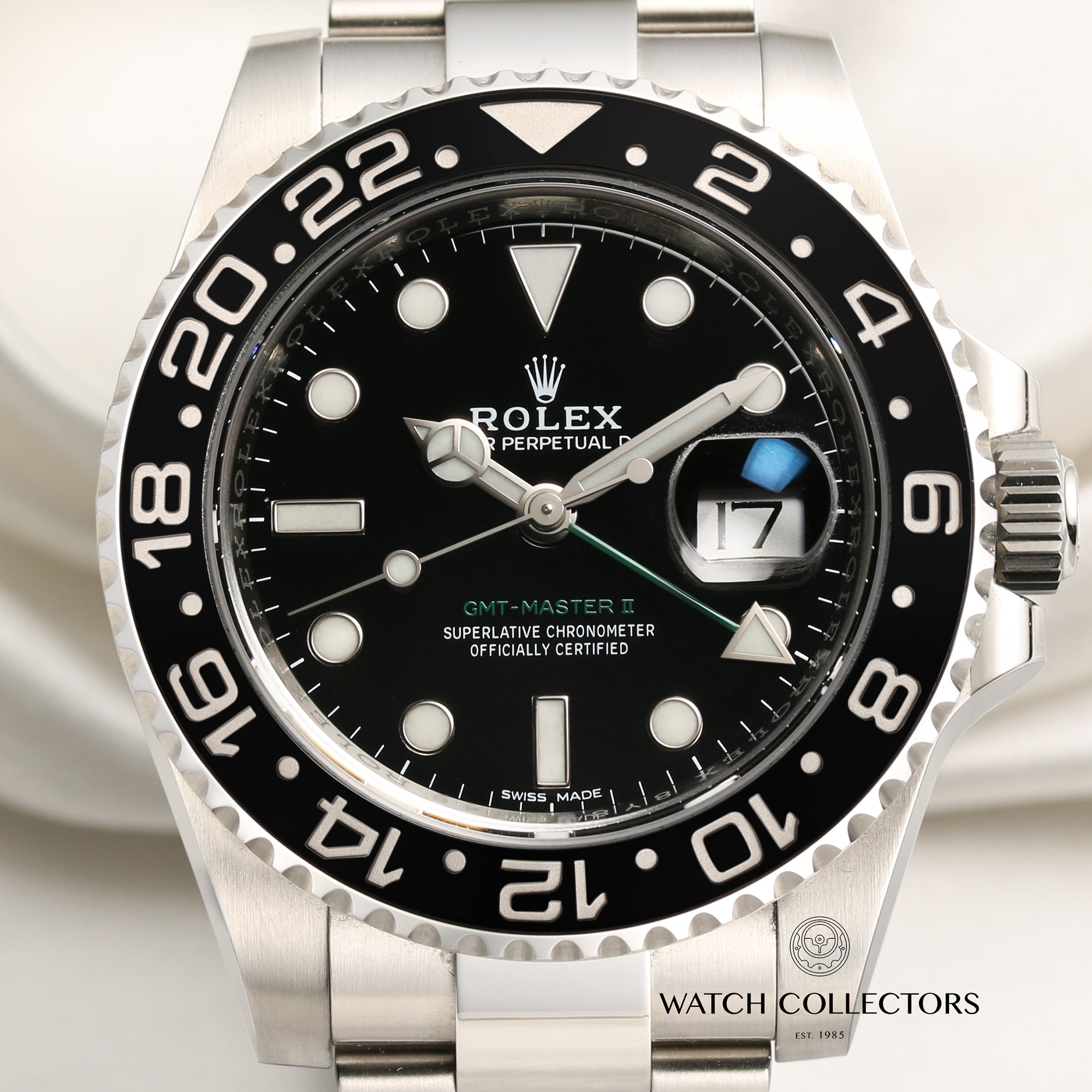 Full Set Rolex GMT-Master II 116710LN Stainless Steel Second Hand Watch Collectors 2