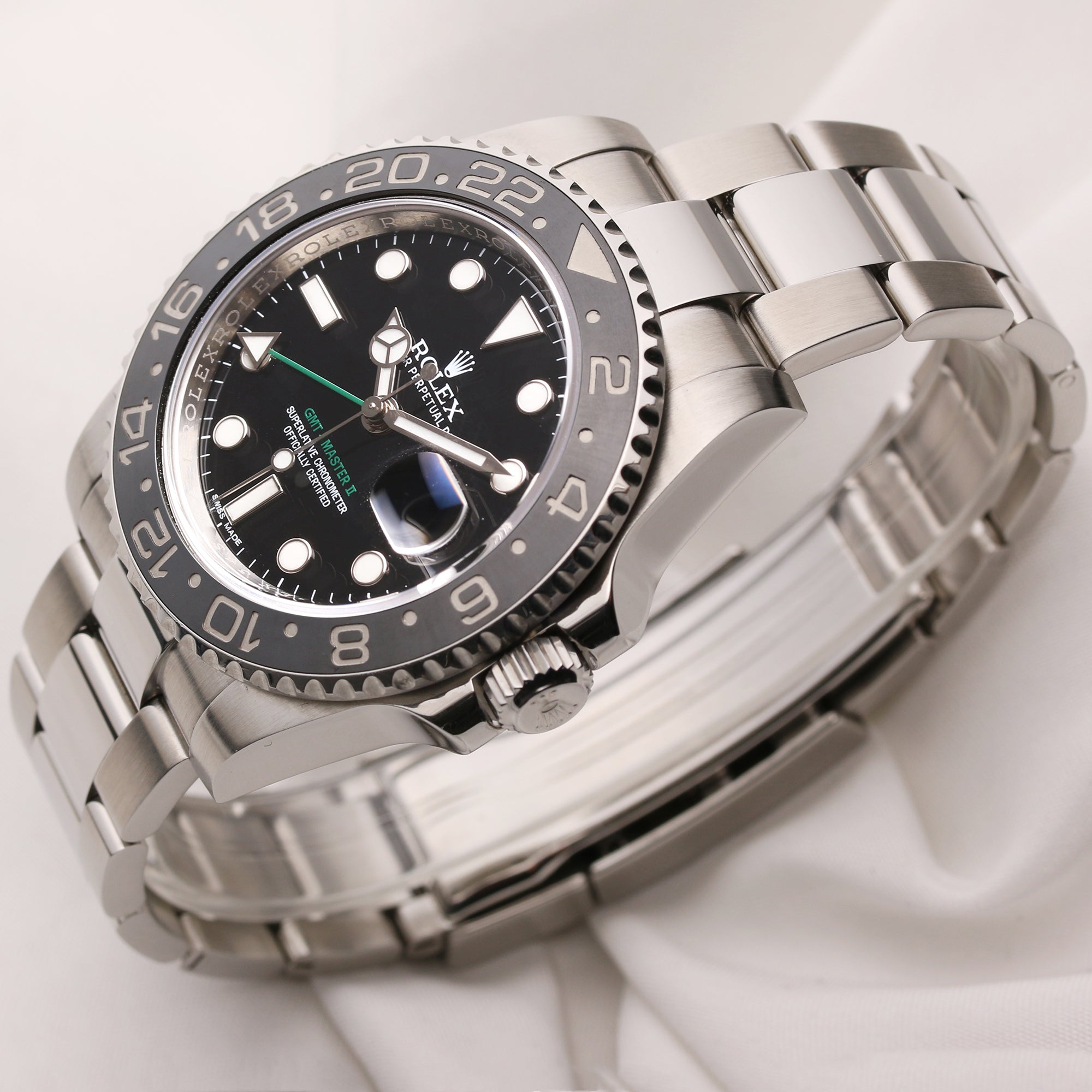 Full Set Rolex GMT-Master II 116710LN Stainless Steel Second Hand Watch Collectors 3