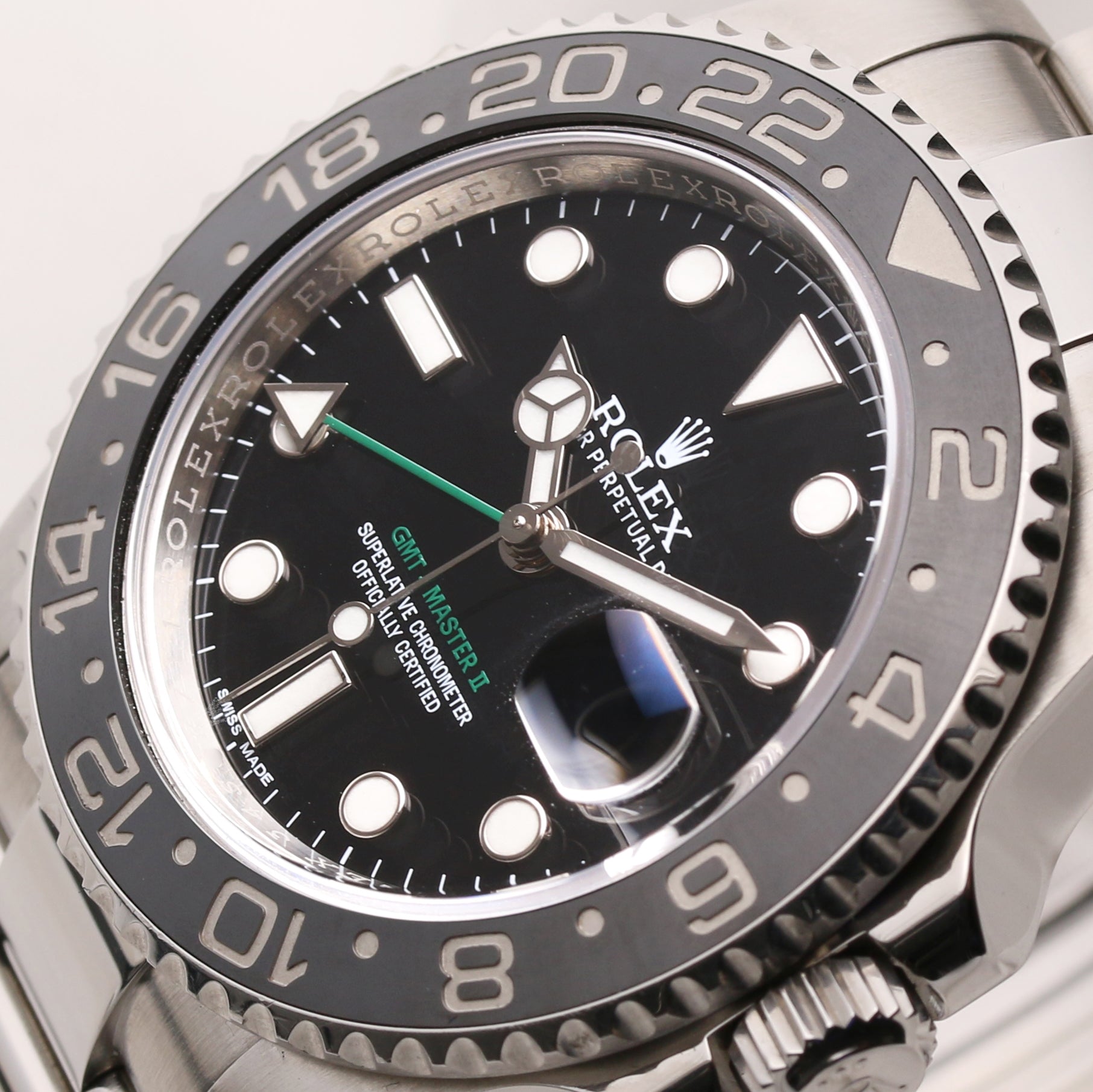 Full Set Rolex GMT-Master II 116710LN Stainless Steel Second Hand Watch Collectors 4