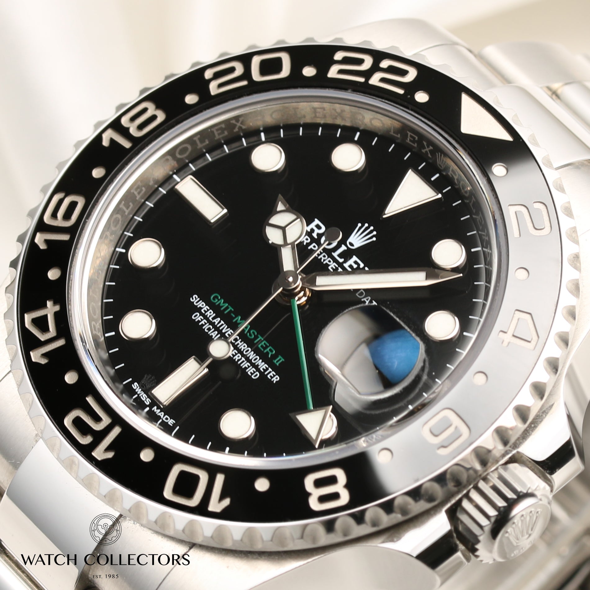 Full Set Rolex GMT-Master II 116710LN Stainless Steel Second Hand Watch Collectors 4