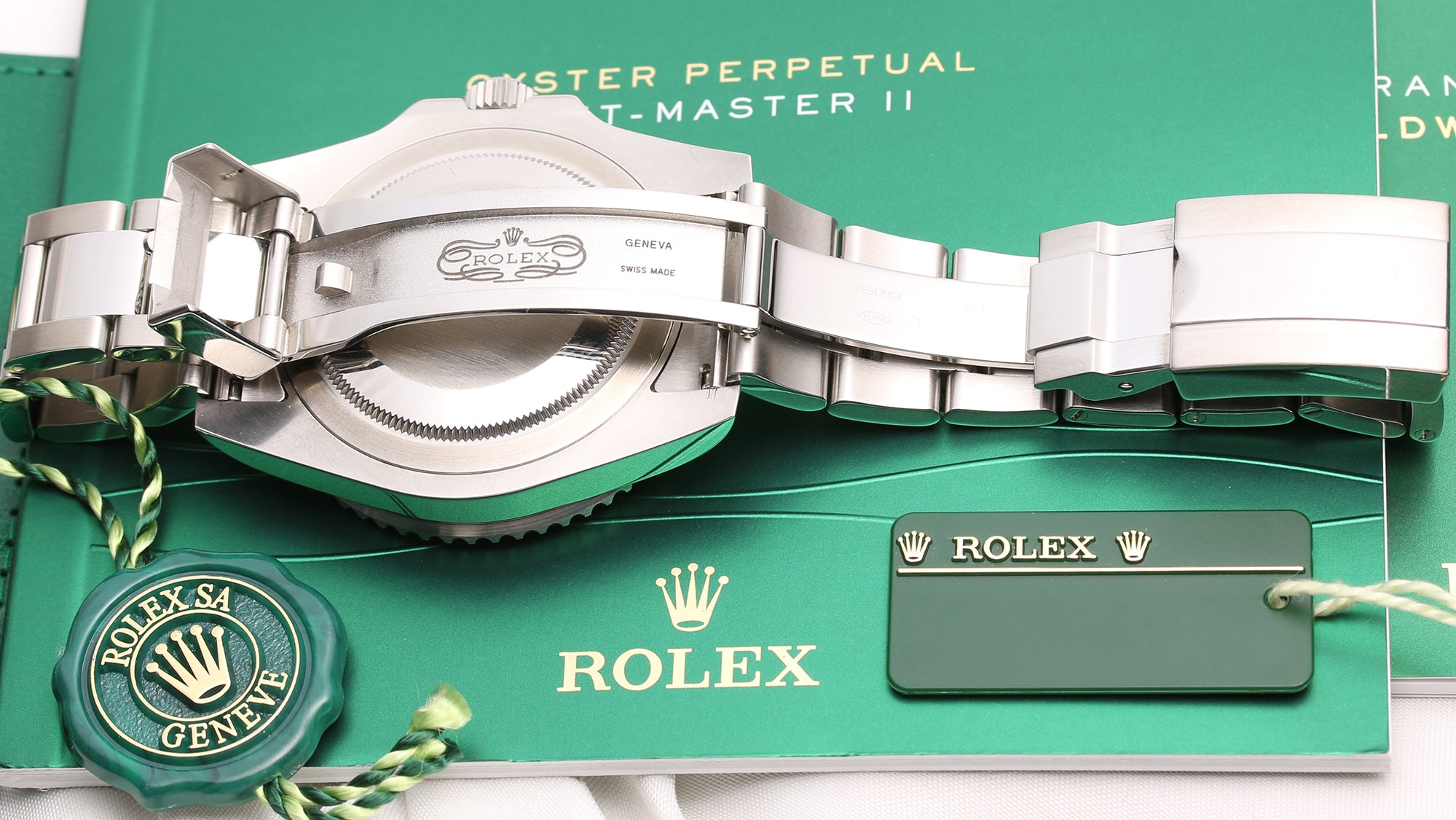 Full Set Rolex GMT-Master II 116710LN Stainless Steel Second Hand Watch Collectors 8