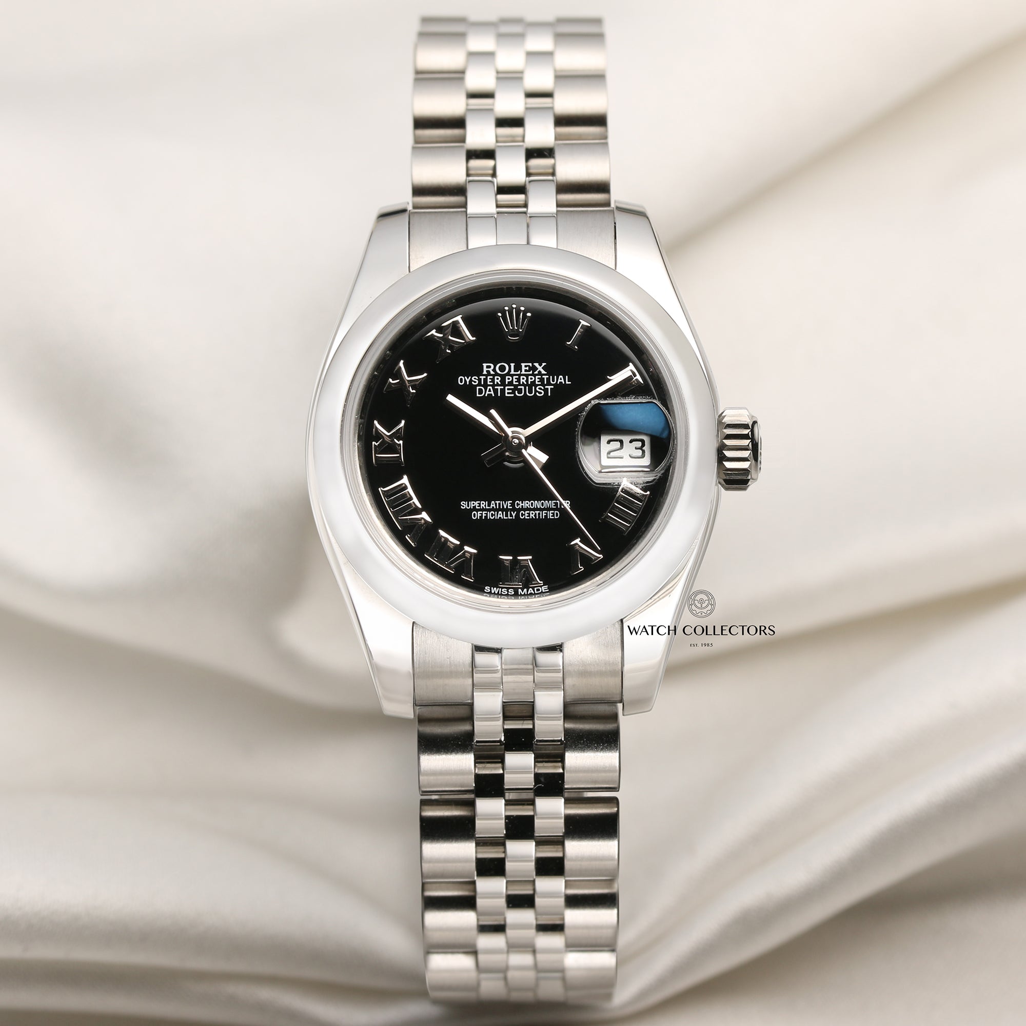 Full Set Rolex Lady DateJust 179160 Stainless Steel Second Hand Watch Collectors 1