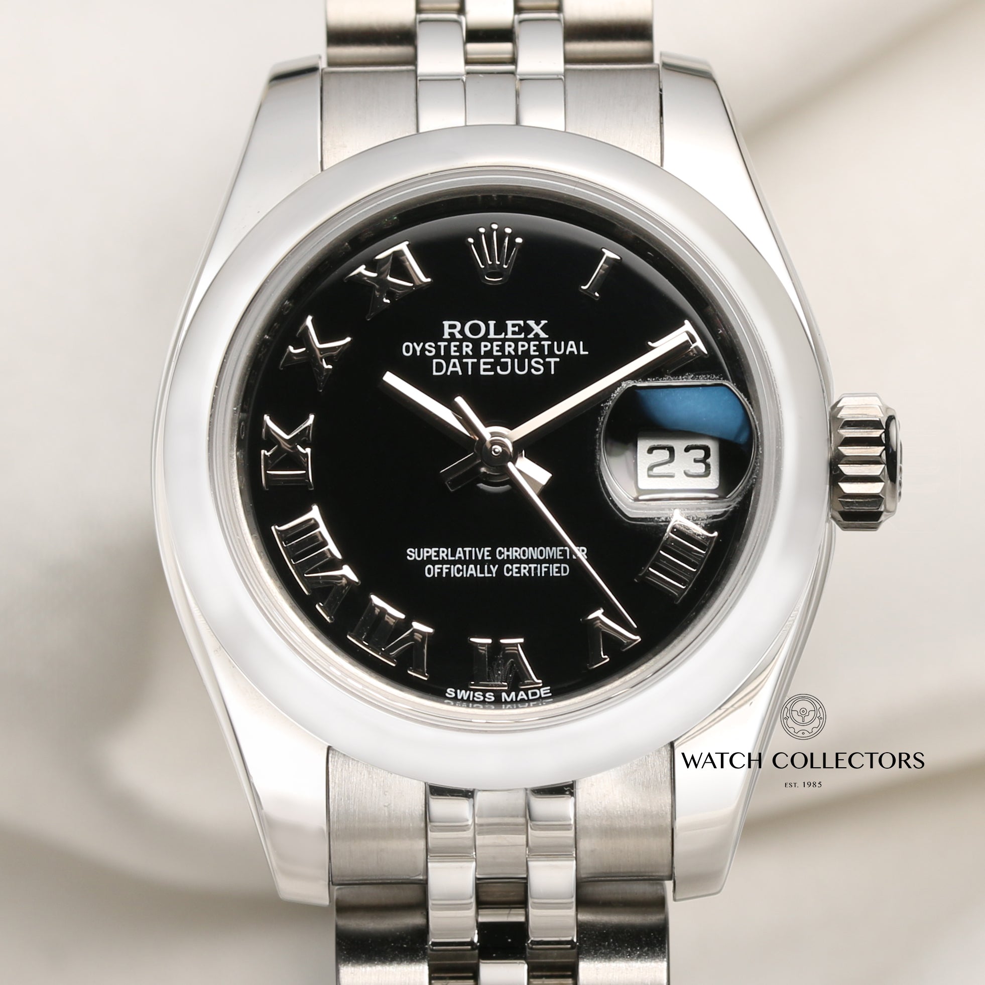 Full Set Rolex Lady DateJust 179160 Stainless Steel Second Hand Watch Collectors 2