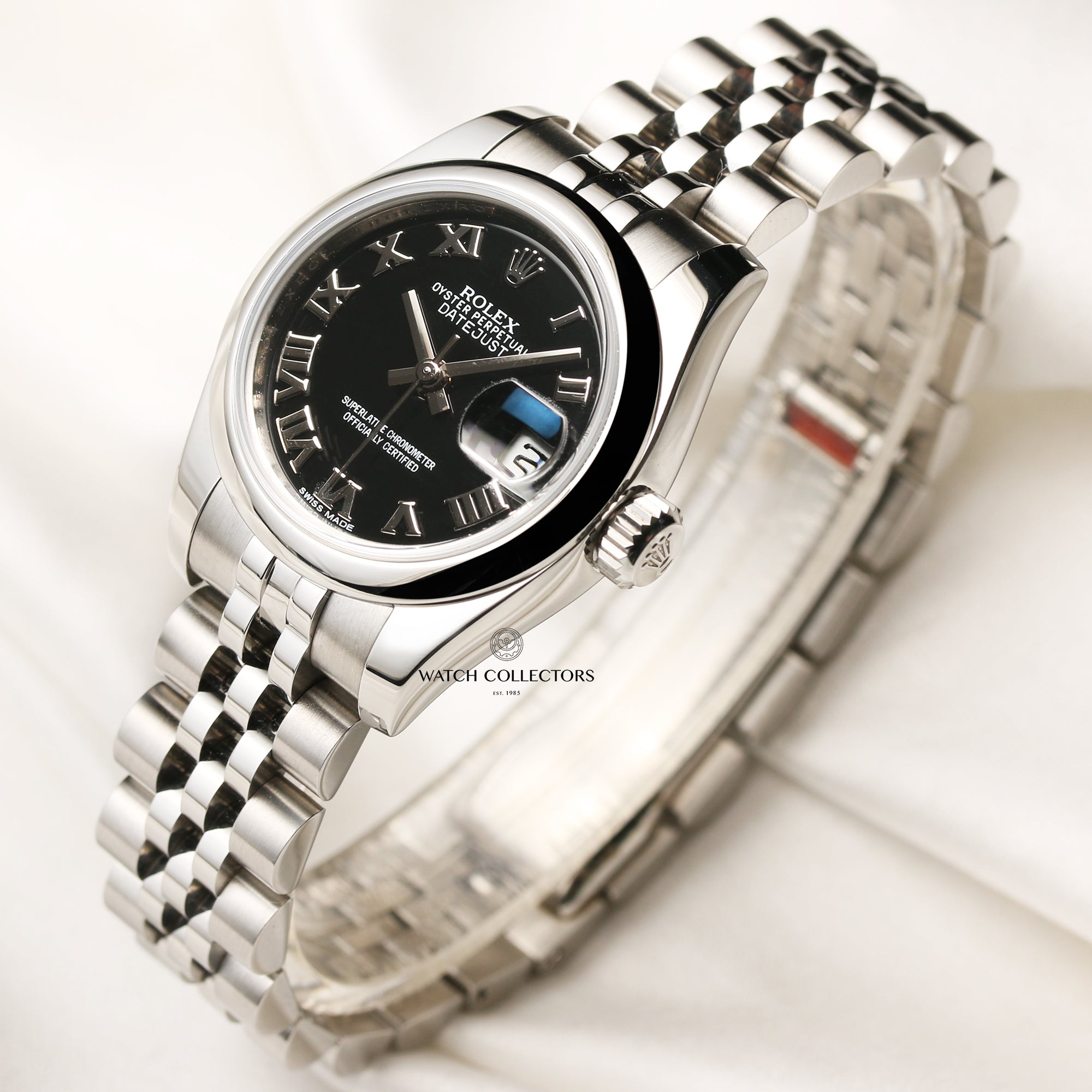 Full Set Rolex Lady DateJust 179160 Stainless Steel Second Hand Watch Collectors 3