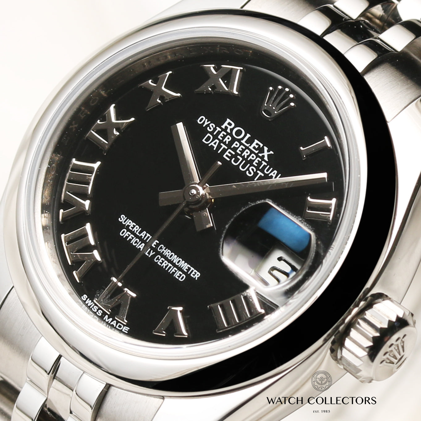 Full Set Rolex Lady DateJust 179160 Stainless Steel Second Hand Watch Collectors 4