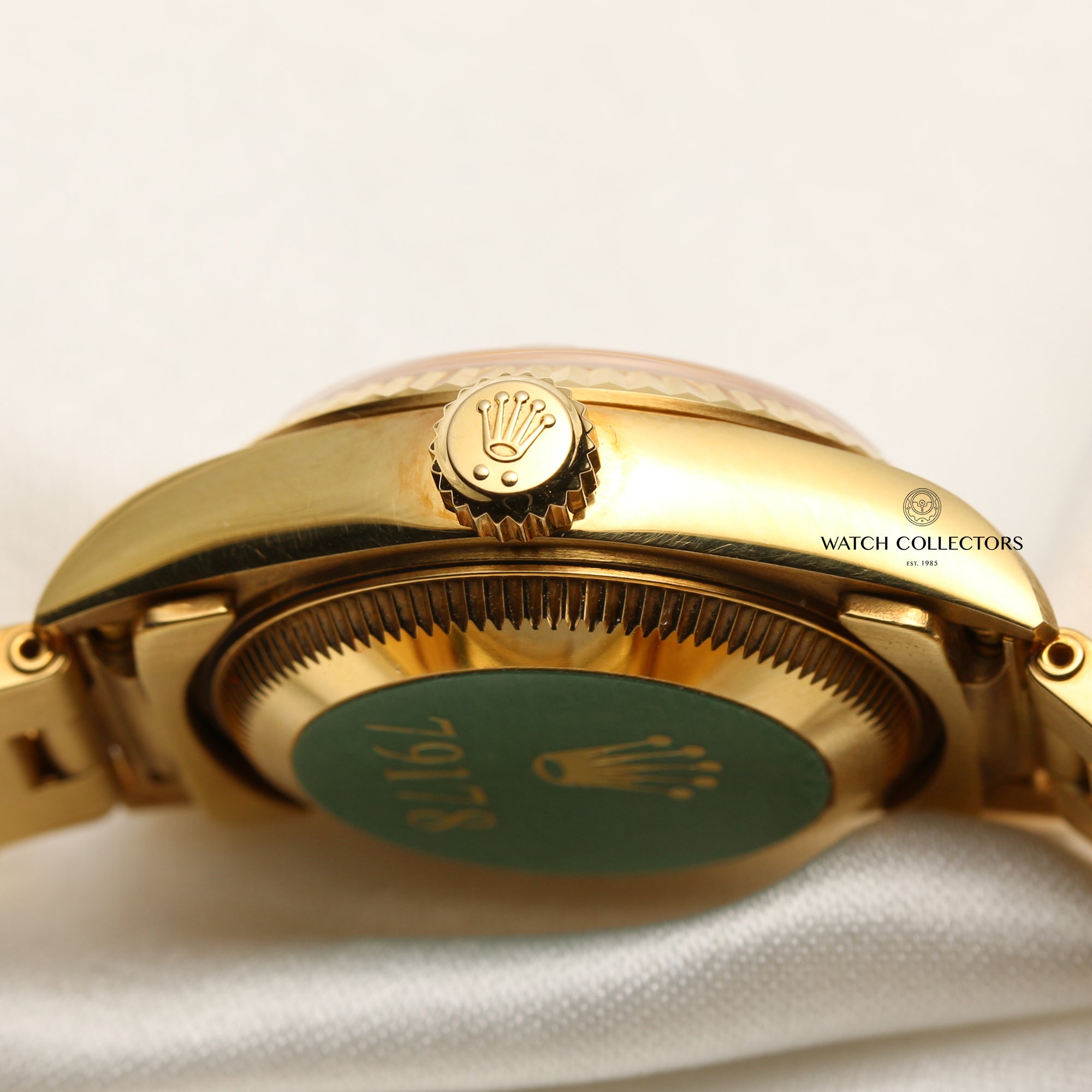 Full Set Rolex Lady DateJust 79178 18K Yellow Gold Second Hand Watch Collectors 5