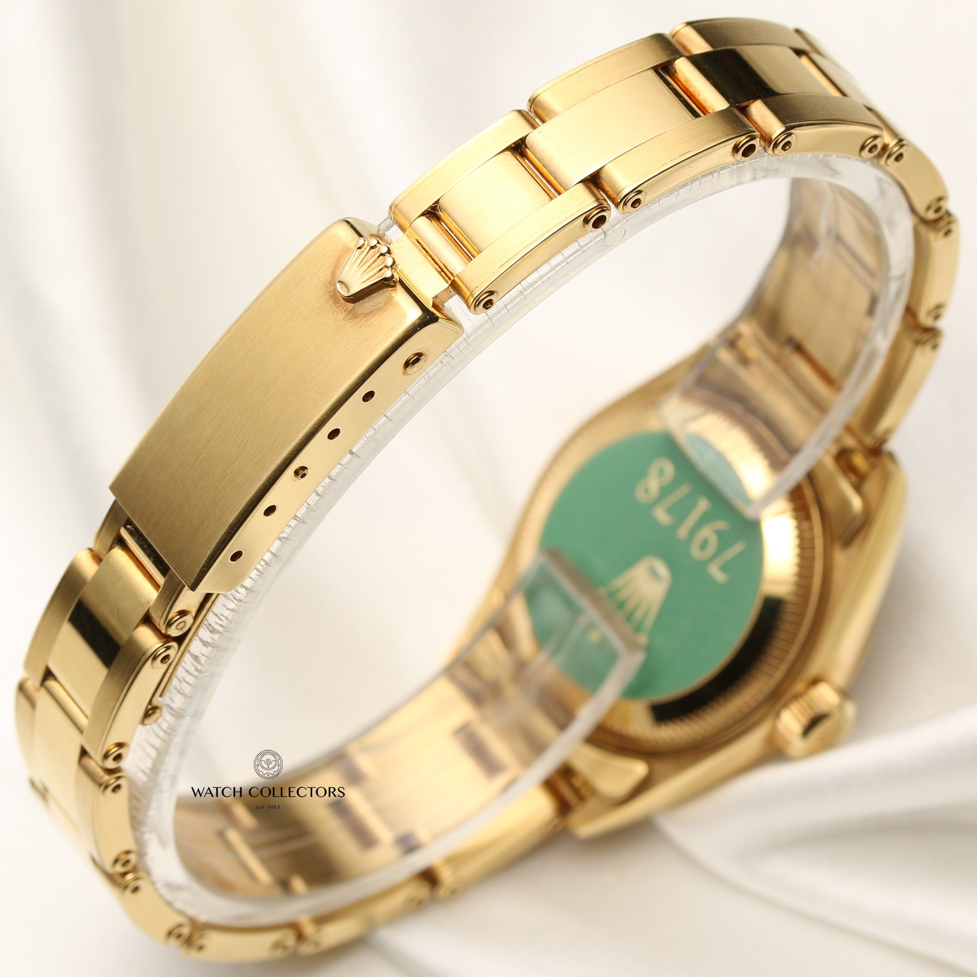 Full Set Rolex Lady DateJust 79178 18K Yellow Gold Second Hand Watch Collectors 6