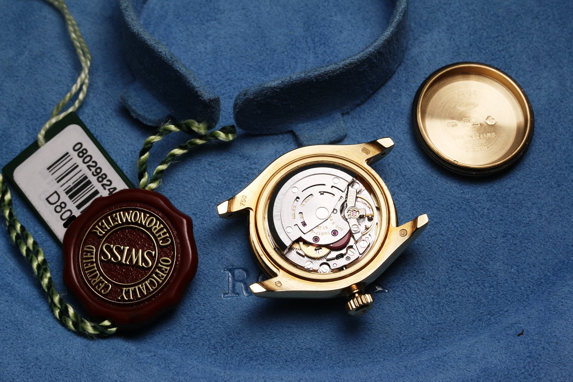 Full Set Rolex Lady DateJust Pearlmaster 80298 18K Yellow Gold MOP Diamond Dial & Bezel Second Hand Watch Collectors 8