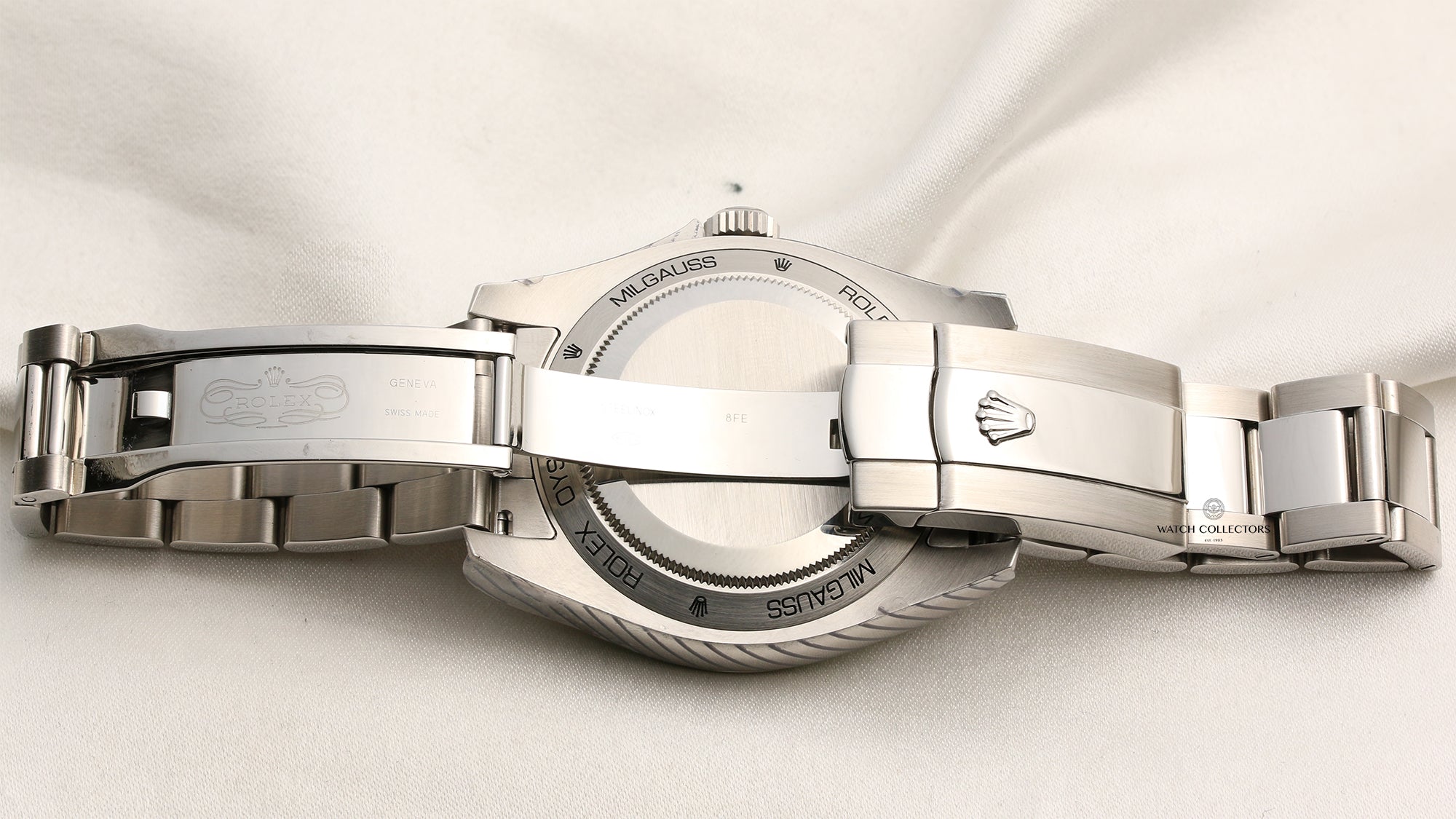 Full Set Rolex Milgauss 116400GV Stainless Steel Second Hand Watch Collectors 9