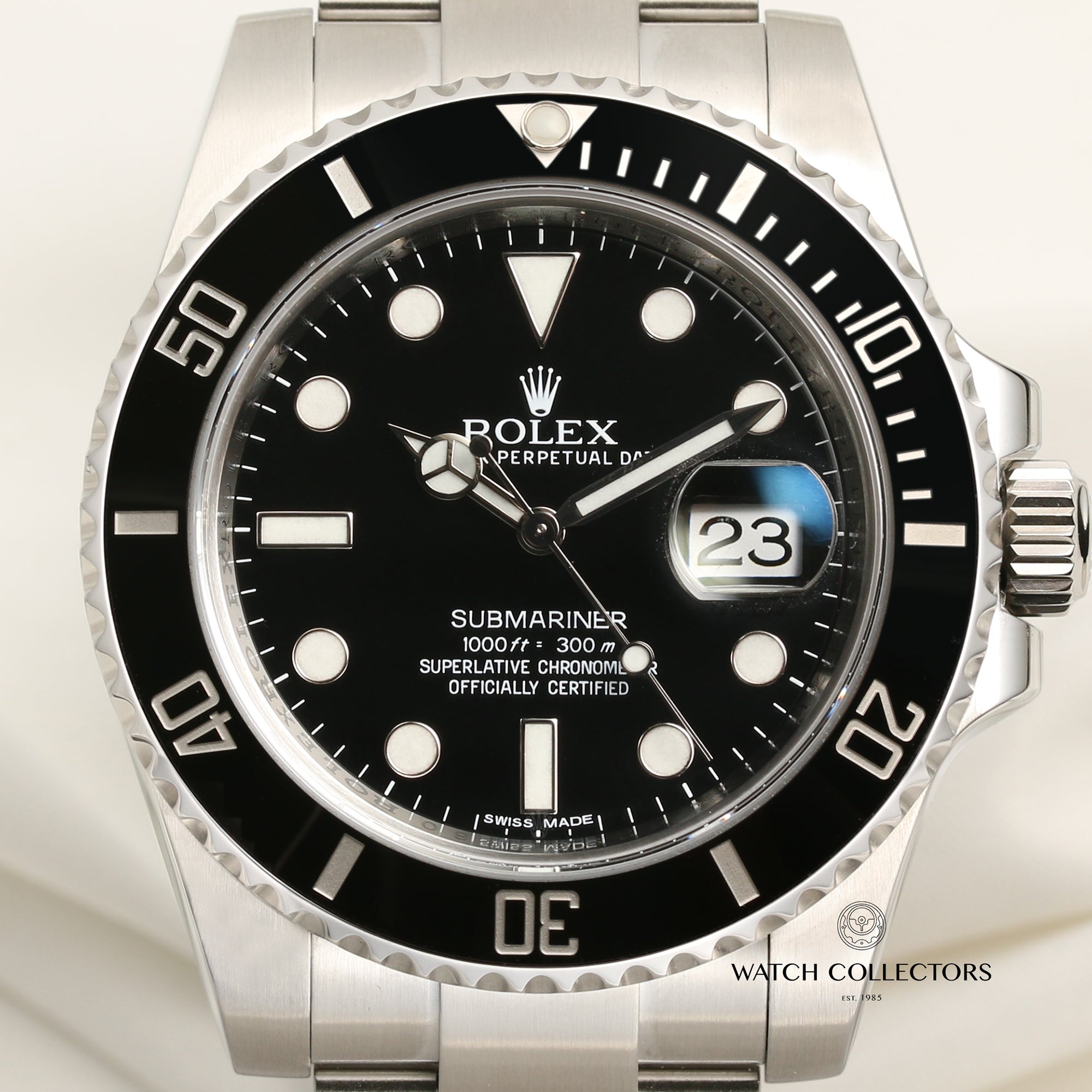 Full Set Rolex Submariner 116610LN Stainless Steel Second Hand Watch Collectors 2