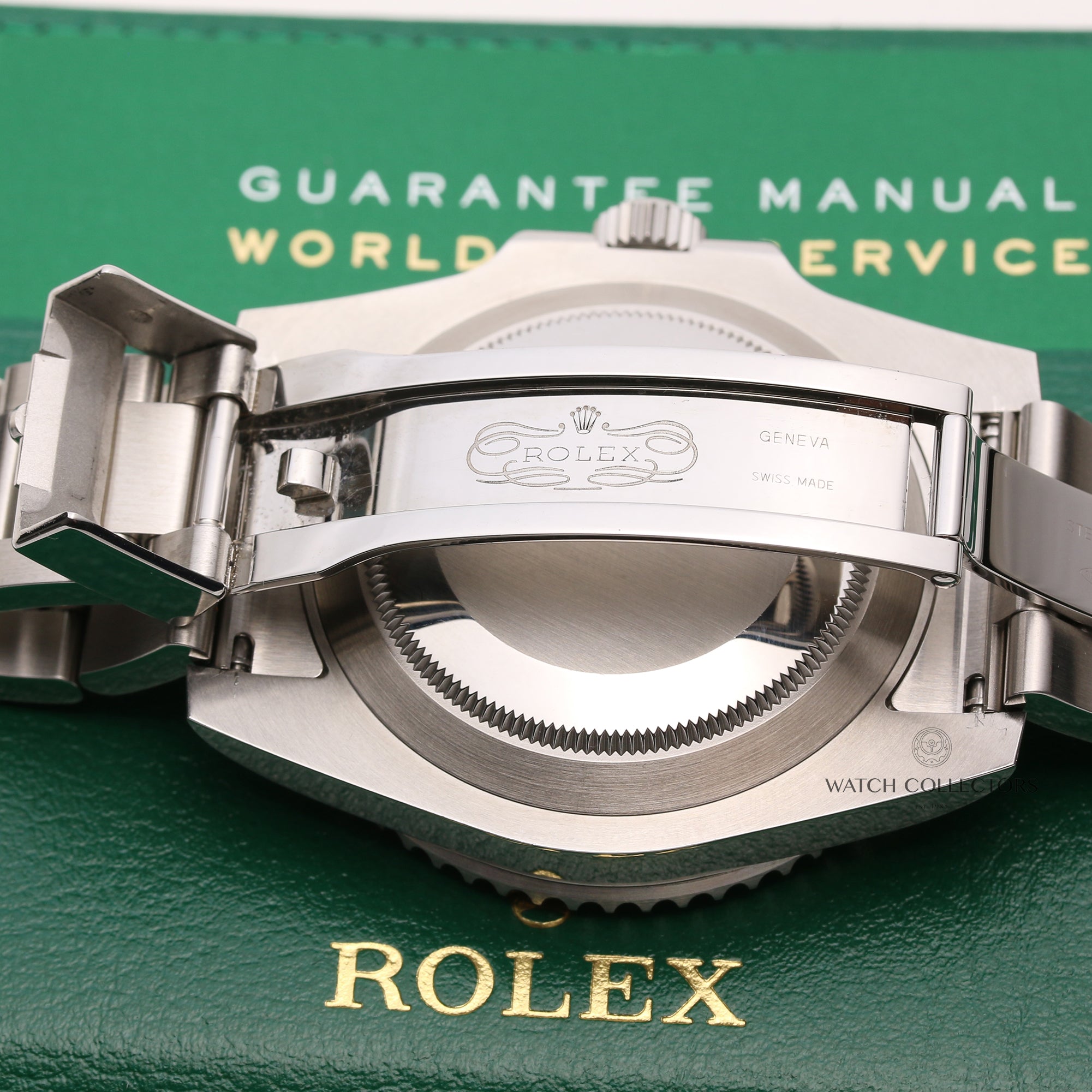 Full-Set-Rolex-Submariner-116610LV-Stainless-Steel-Green-Dial-Bezel-Hulk-Second-Hand-Watch-Collectors-8