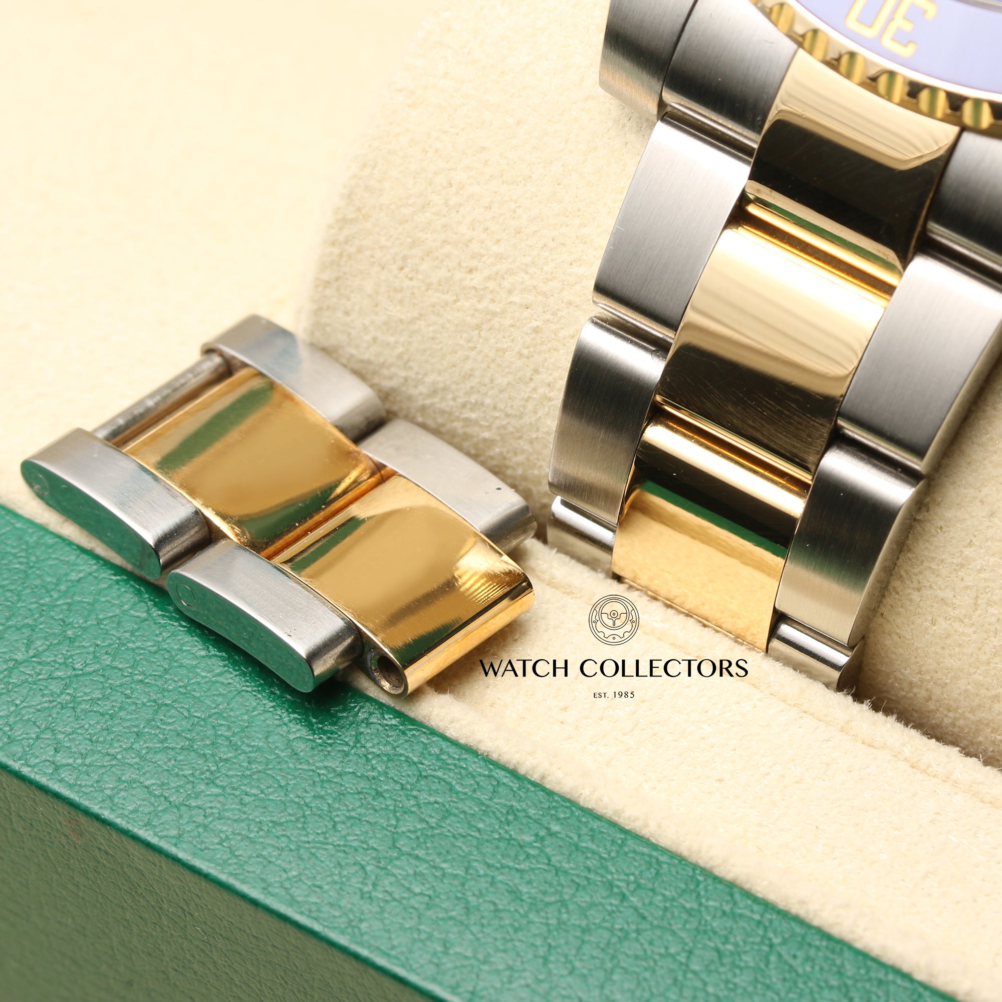 Full Set Rolex Submariner 116613LB Blue Ceramic Steel & Gold Second Hand Watch Collectors 12