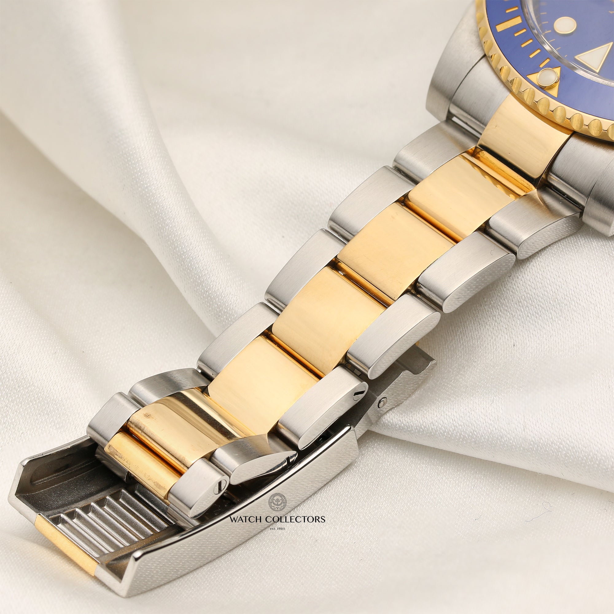 Full Set Rolex Submariner 116613LB Blue Ceramic Steel & Gold Second Hand Watch Collectors 8