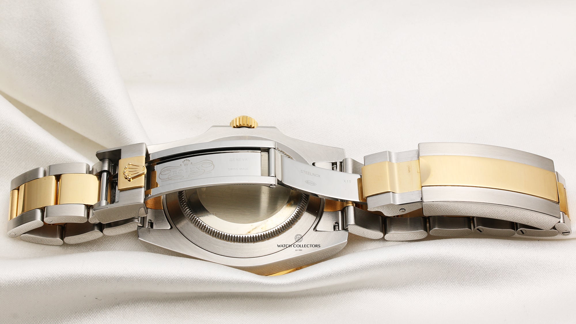 Full Set Rolex Submariner 116613LB Blue Ceramic Steel & Gold Second Hand Watch Collectors 9