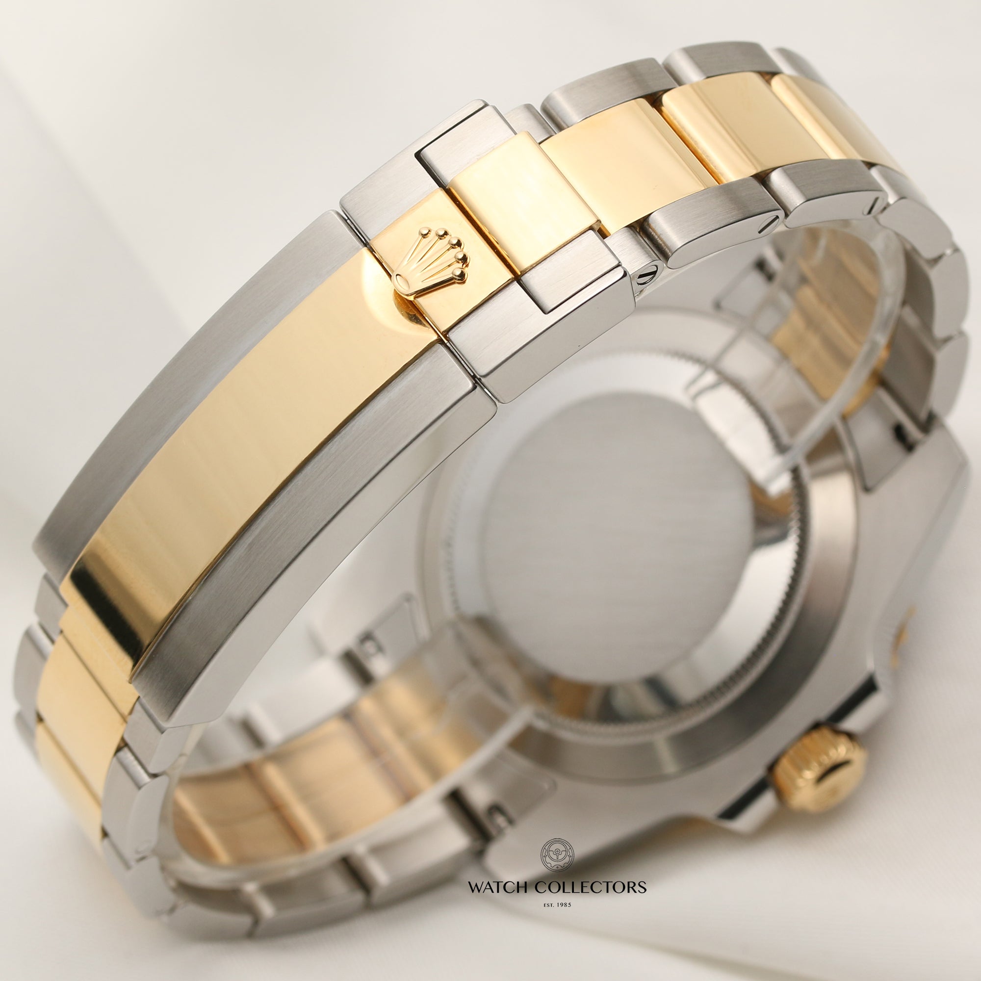 Full Set Rolex Submariner 116613LB Steel & Gold Blue Bezel Second Hand Watch Collectors 7