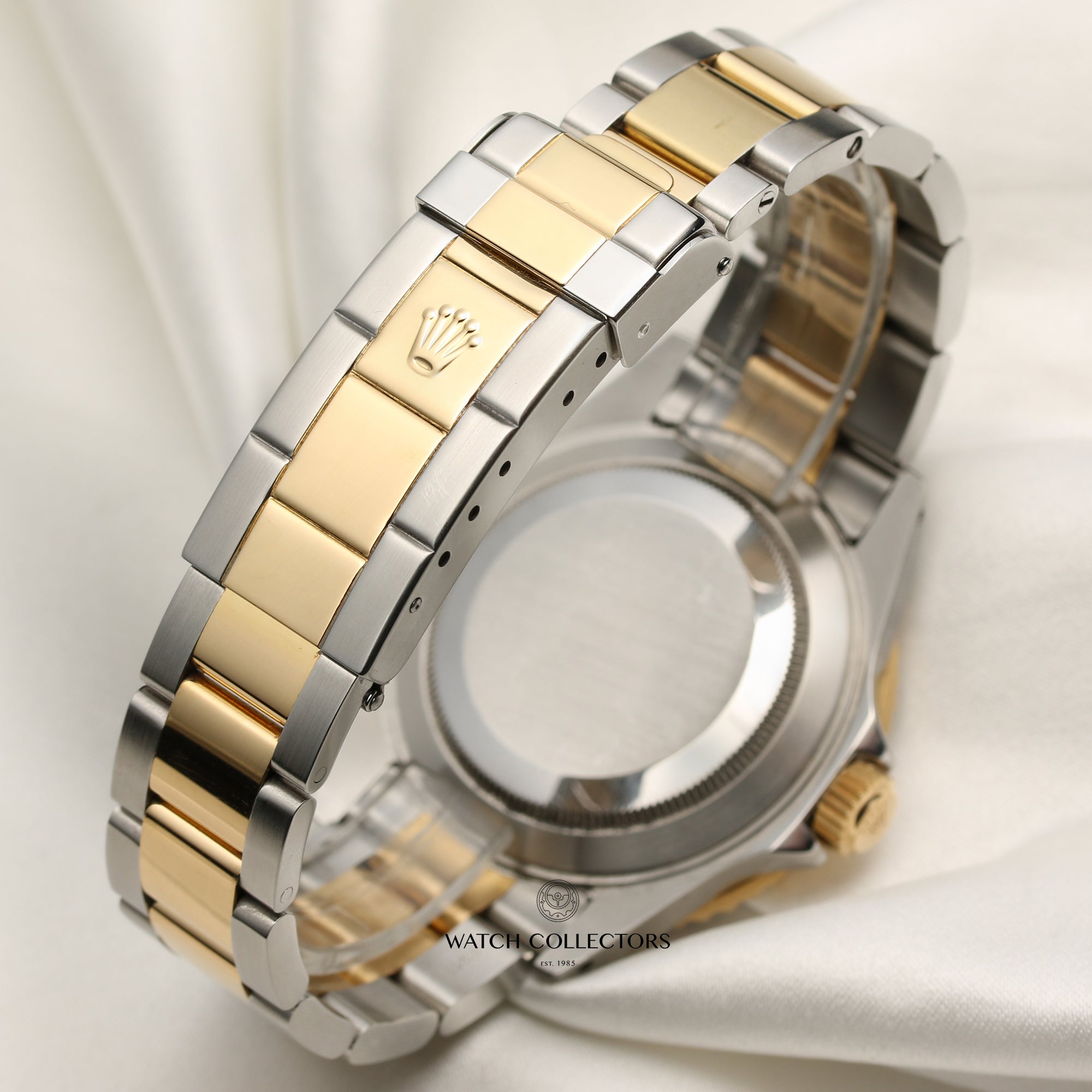 Full Set Rolex Submariner 16613 Steel & Gold Blue Second Hand Watch Collectors 6